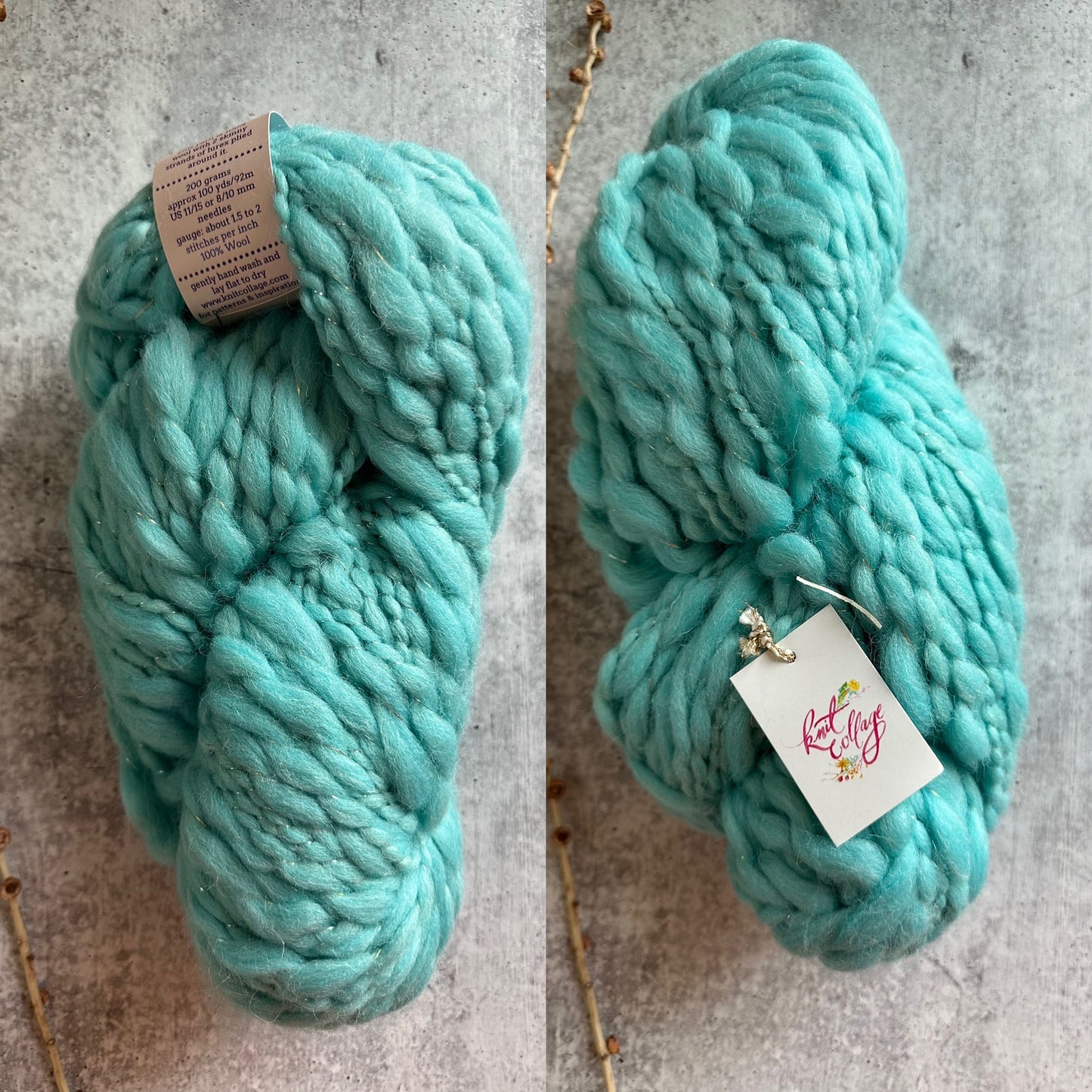 Blue My Mind Knit Collage Spun Cloud