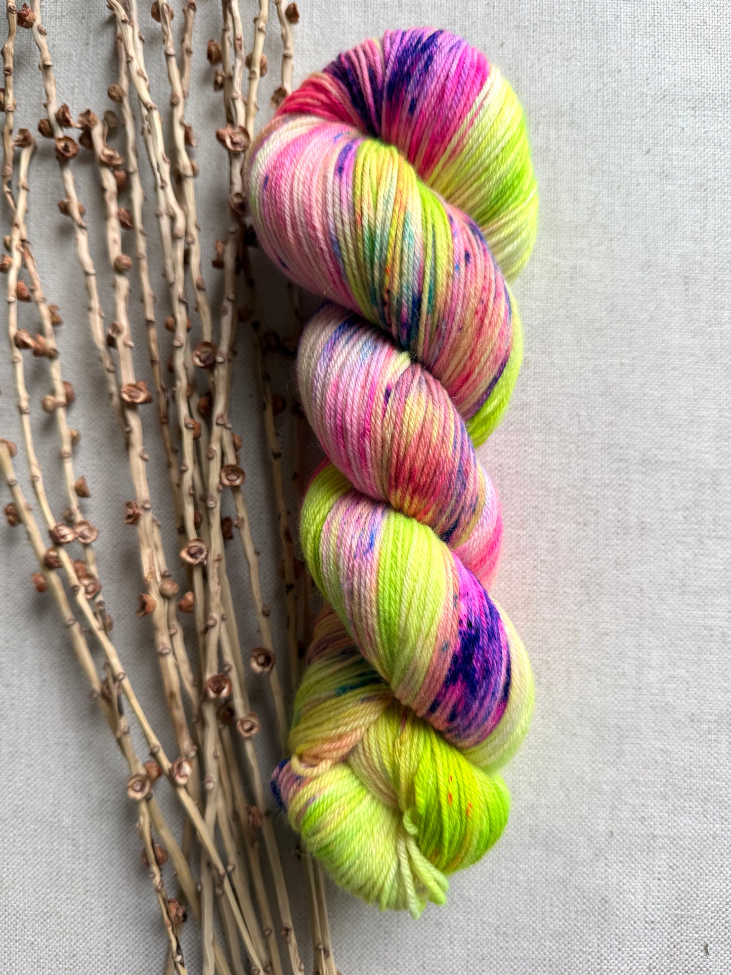 Melon Fight 100g SW Merino Nylon