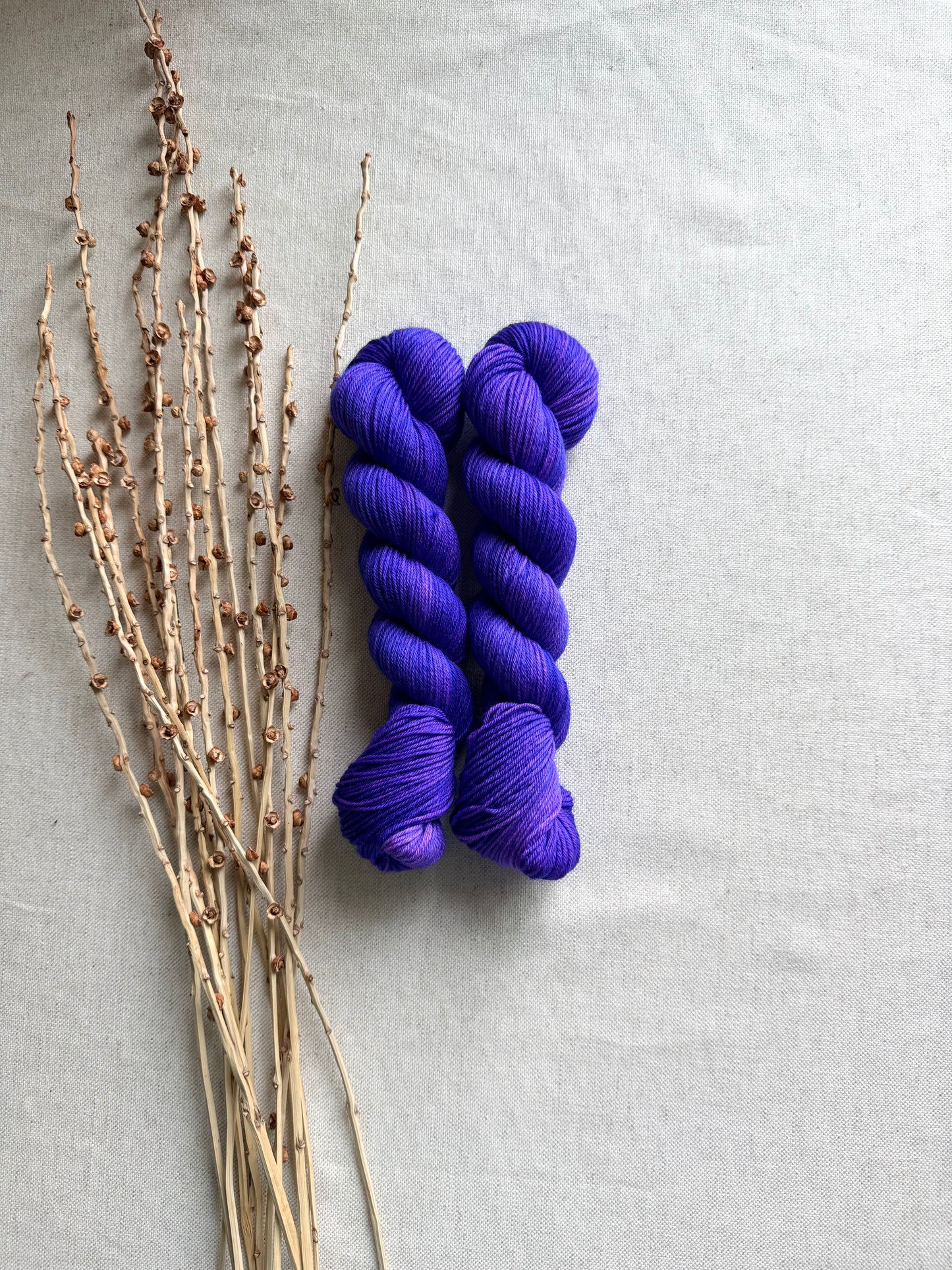 Popping Purple SW Merino Nylon 50g Skein