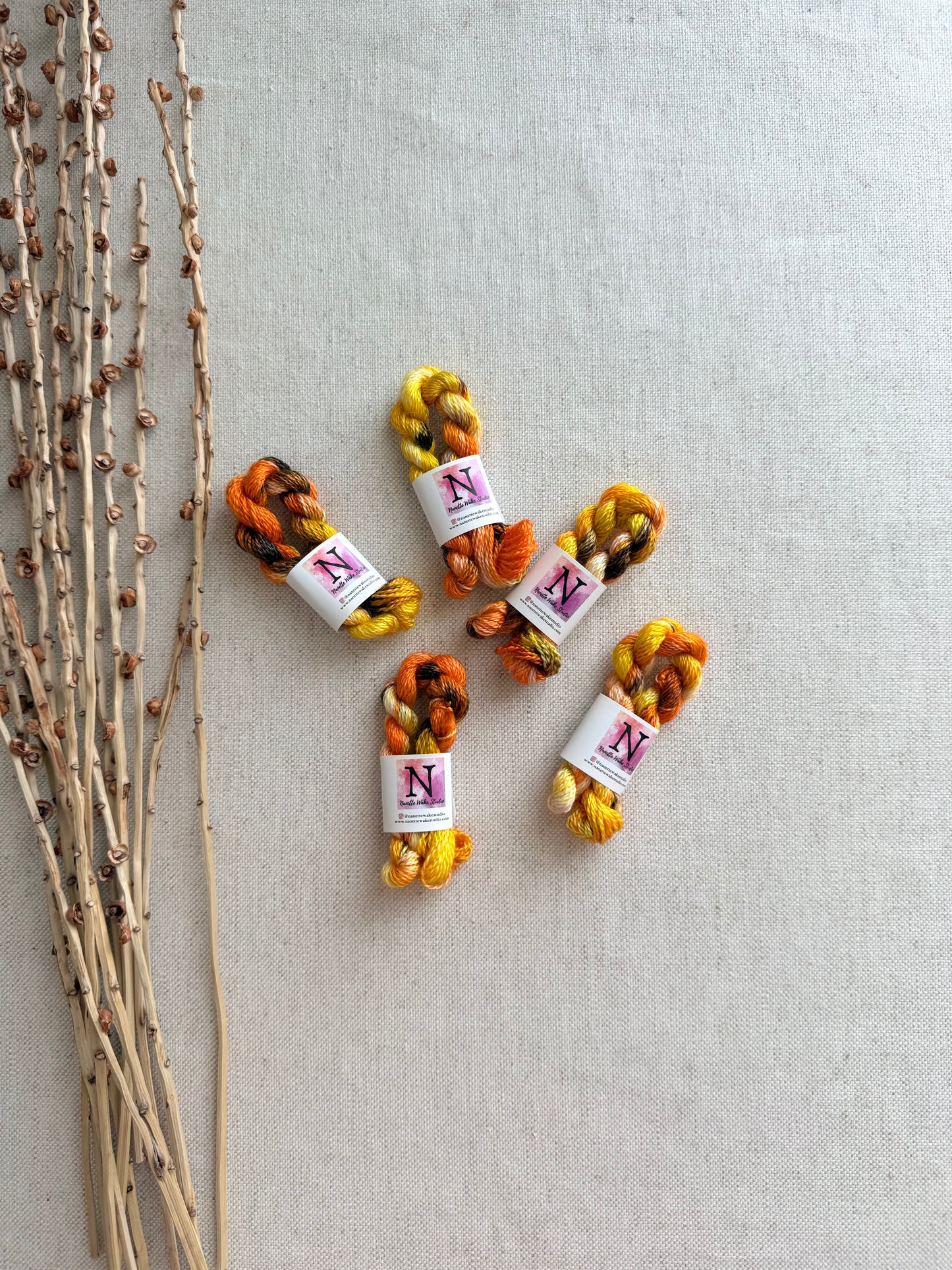 Candy Corn Crush Embroidery Thread