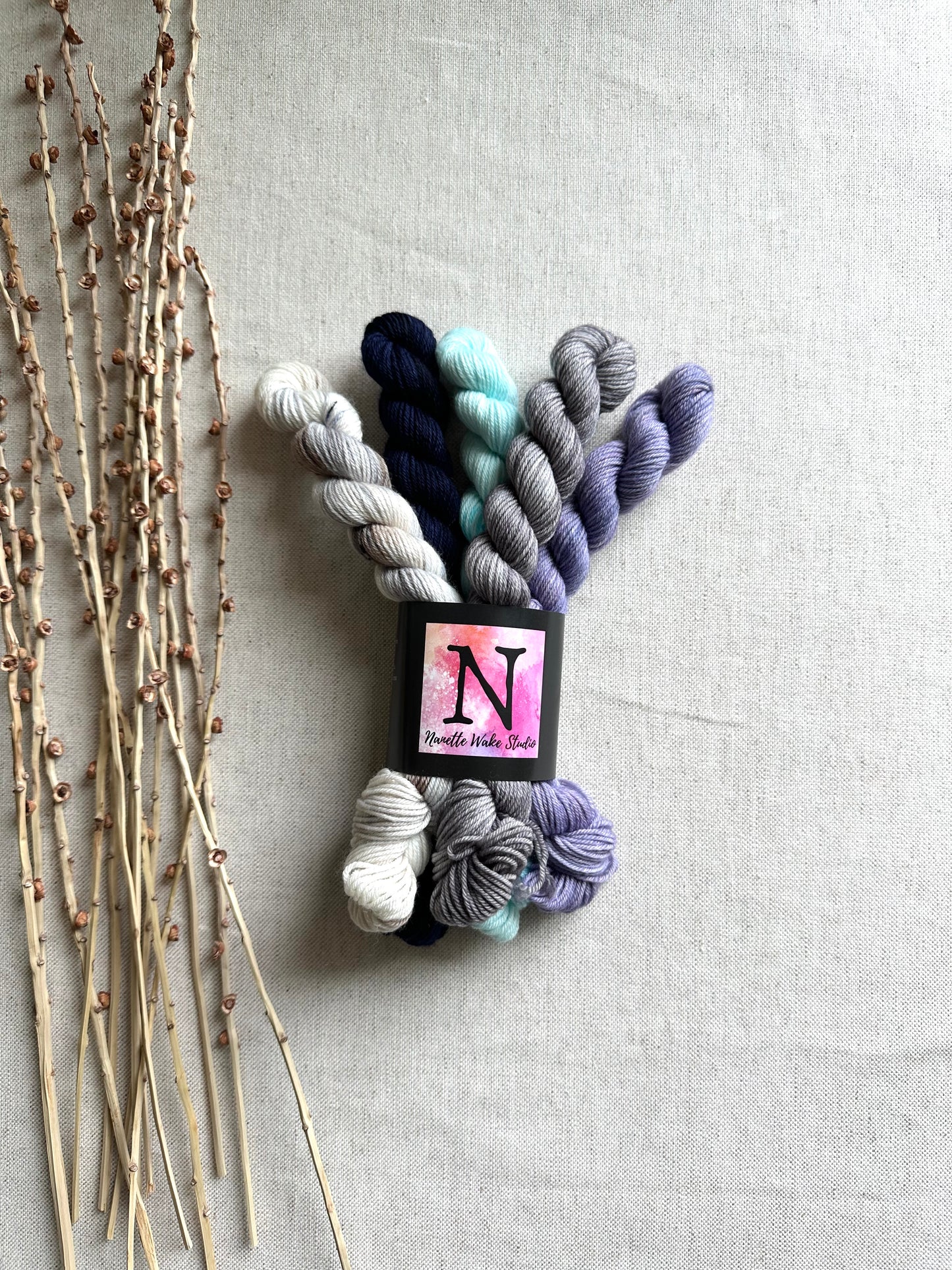 Shoreline- SW Merino Nylon Mini Skein Set
