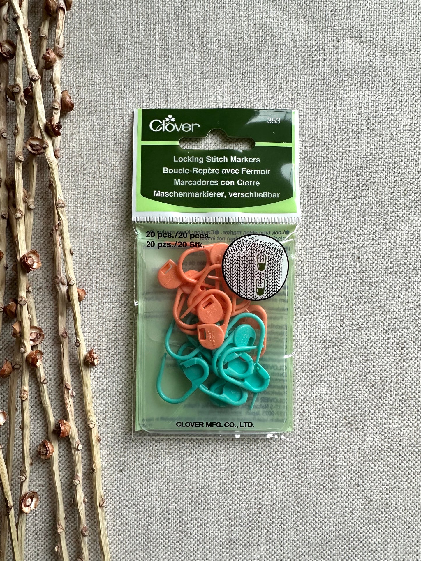 Clover Locking Stitch Marker Set