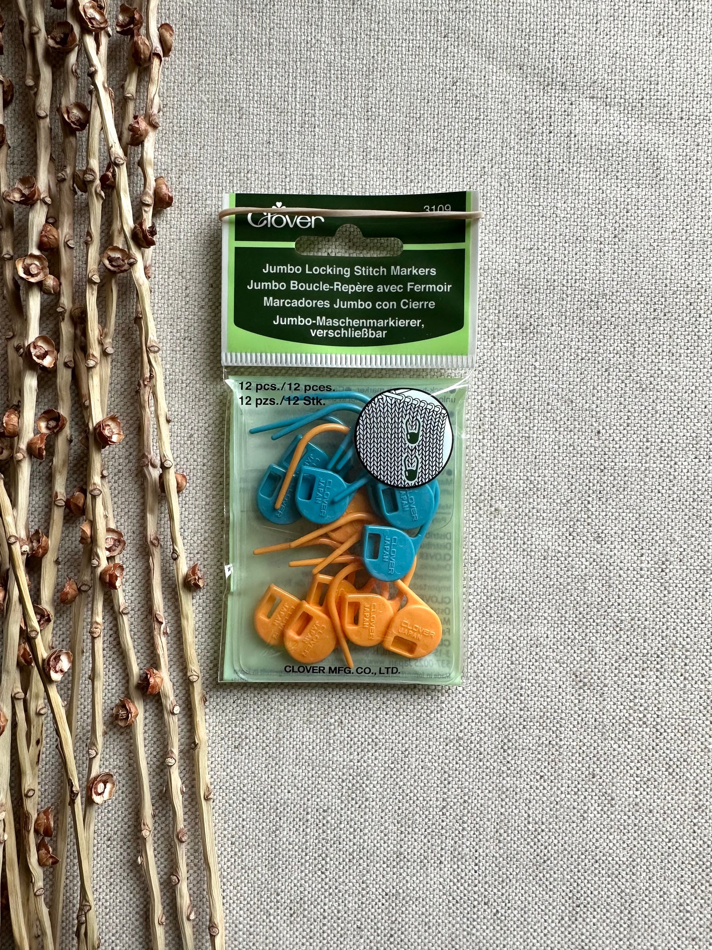 Clover Locking Stitch Marker Set