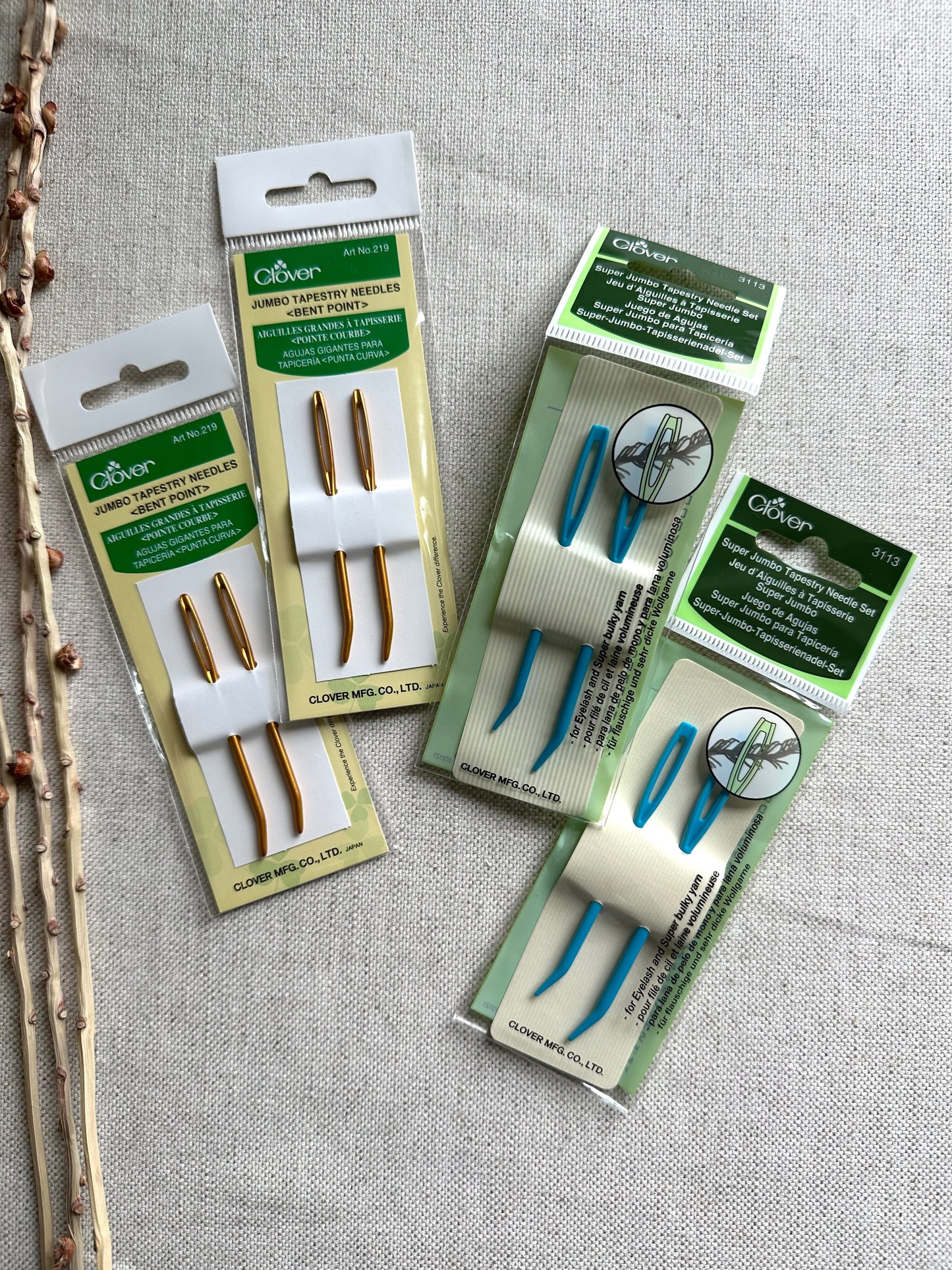 Clover Jumbo Darning Needle Set