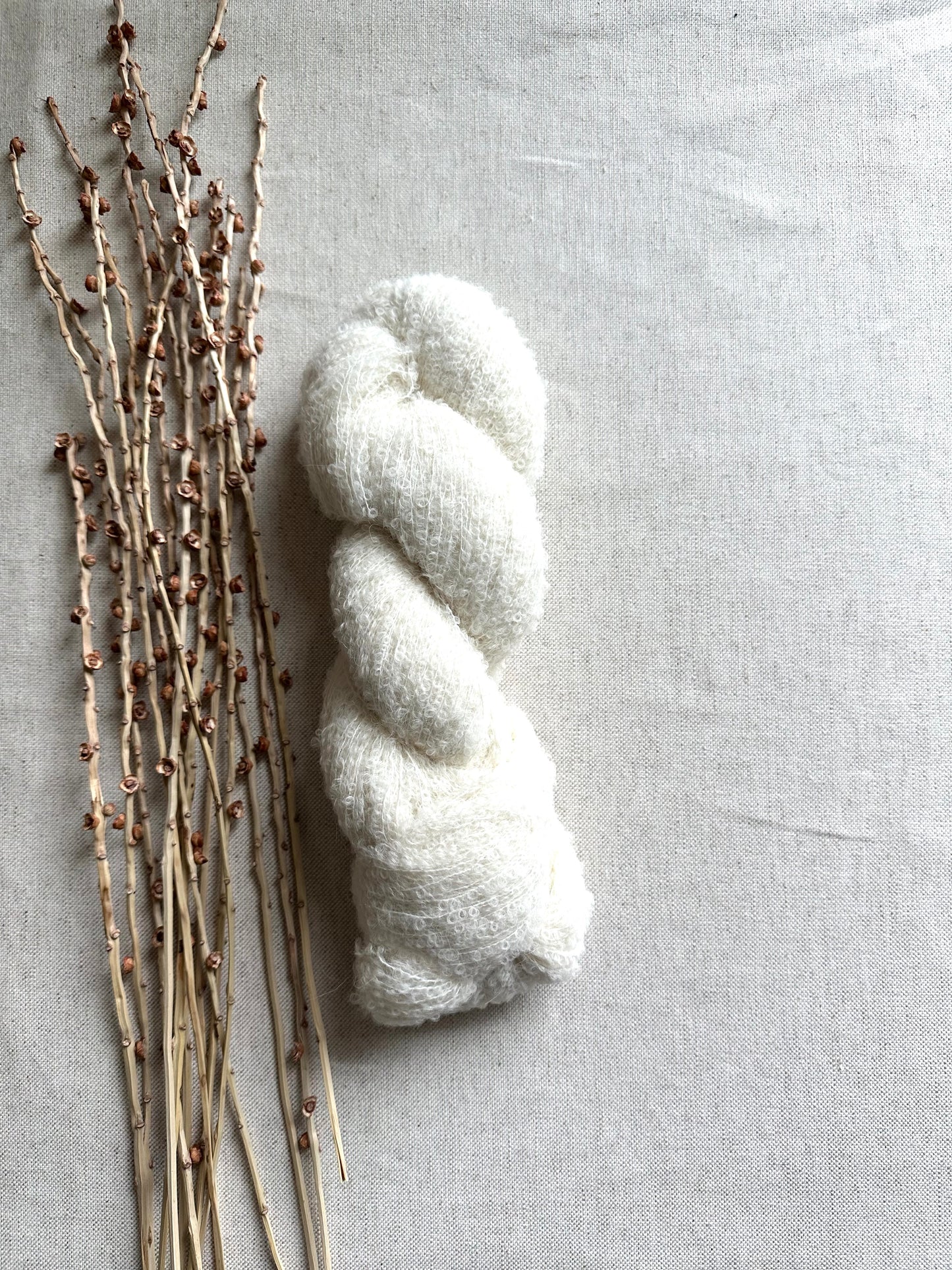 Vanilla Superfine Alpaca Boucle