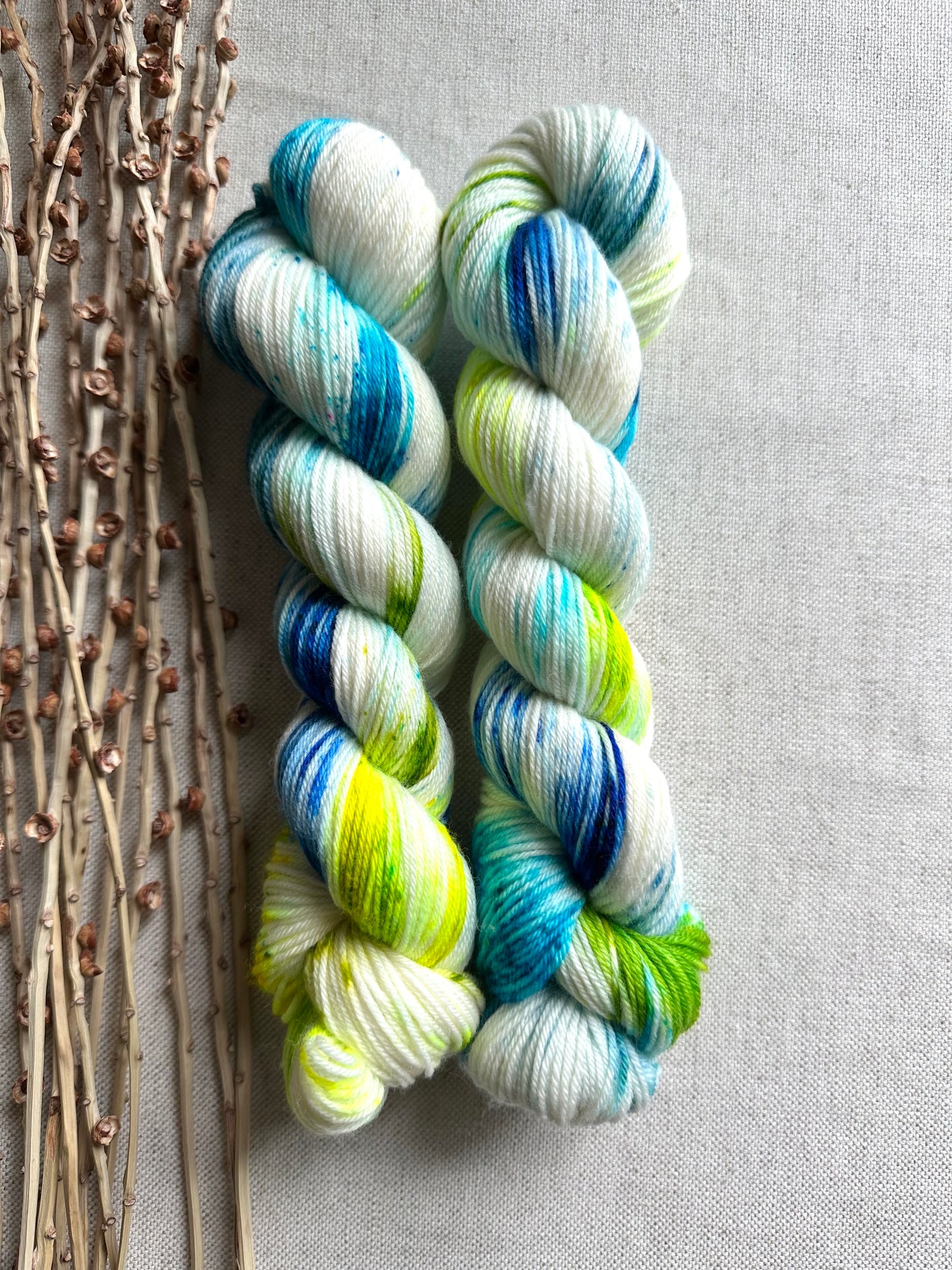 The Moon Is Shining Bright SW Merino Nylon 50g Skein