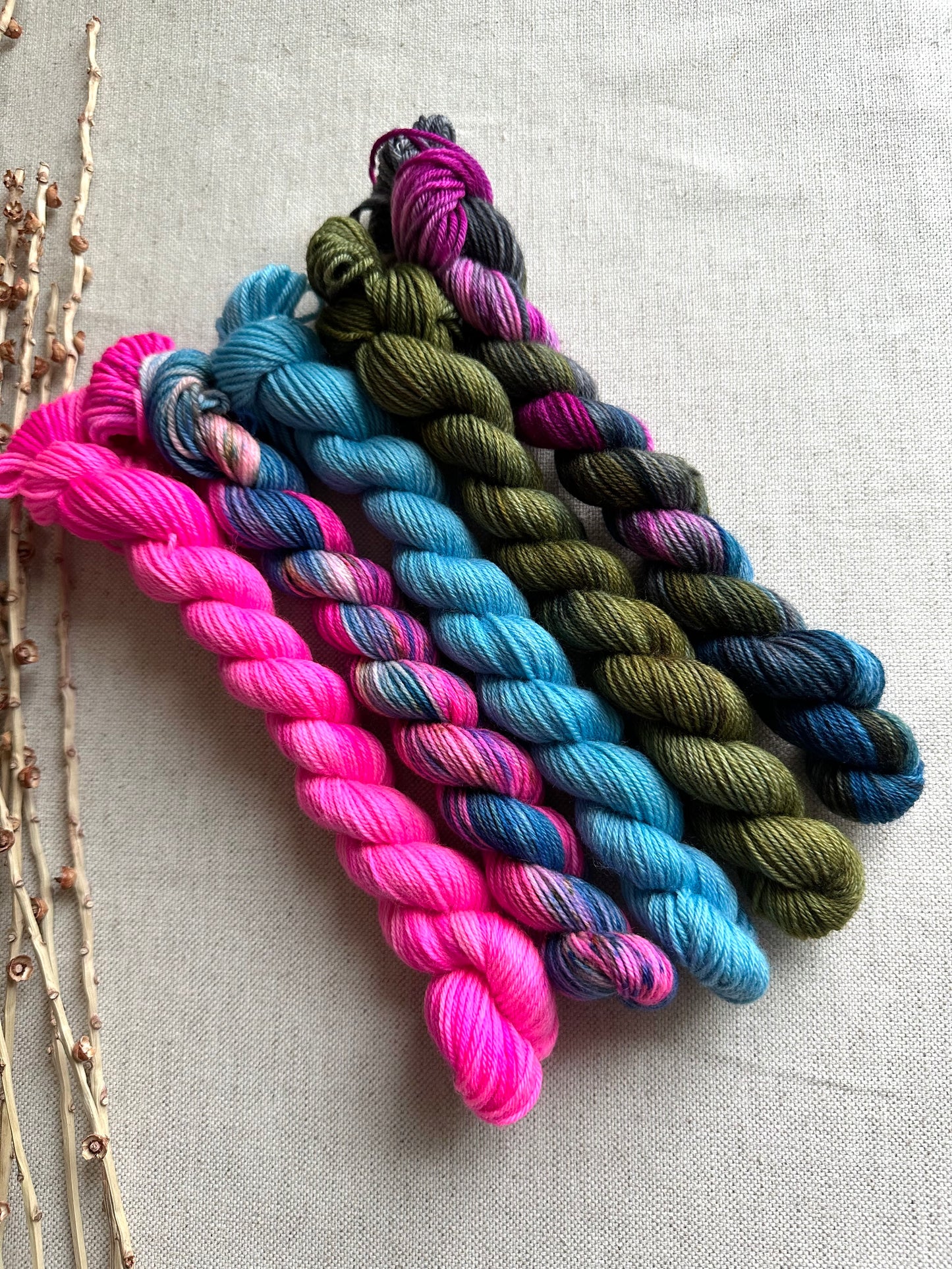 Groovy - SW Merino Nylon Mini Skein Set