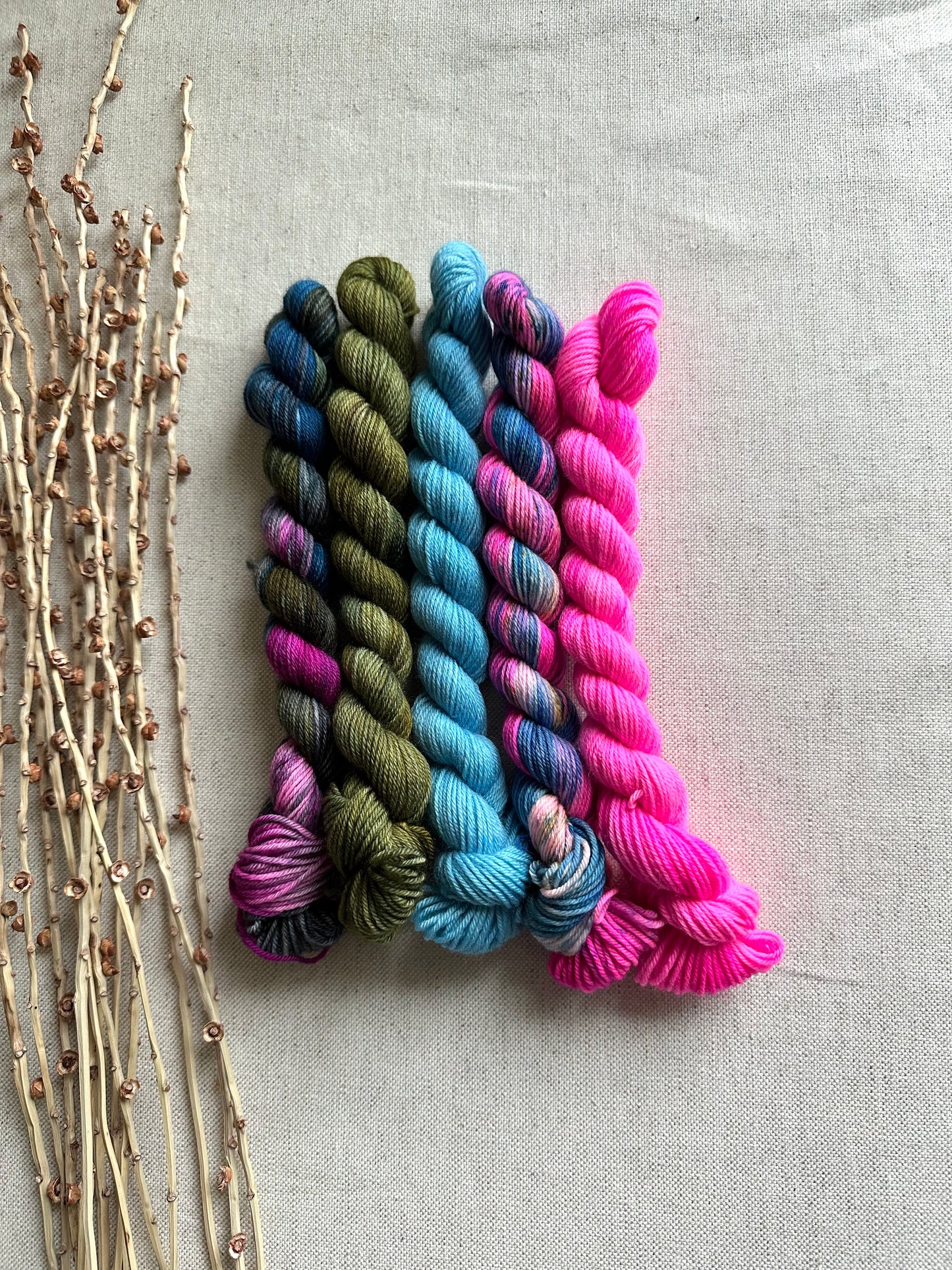 Groovy - SW Merino Nylon Mini Skein Set