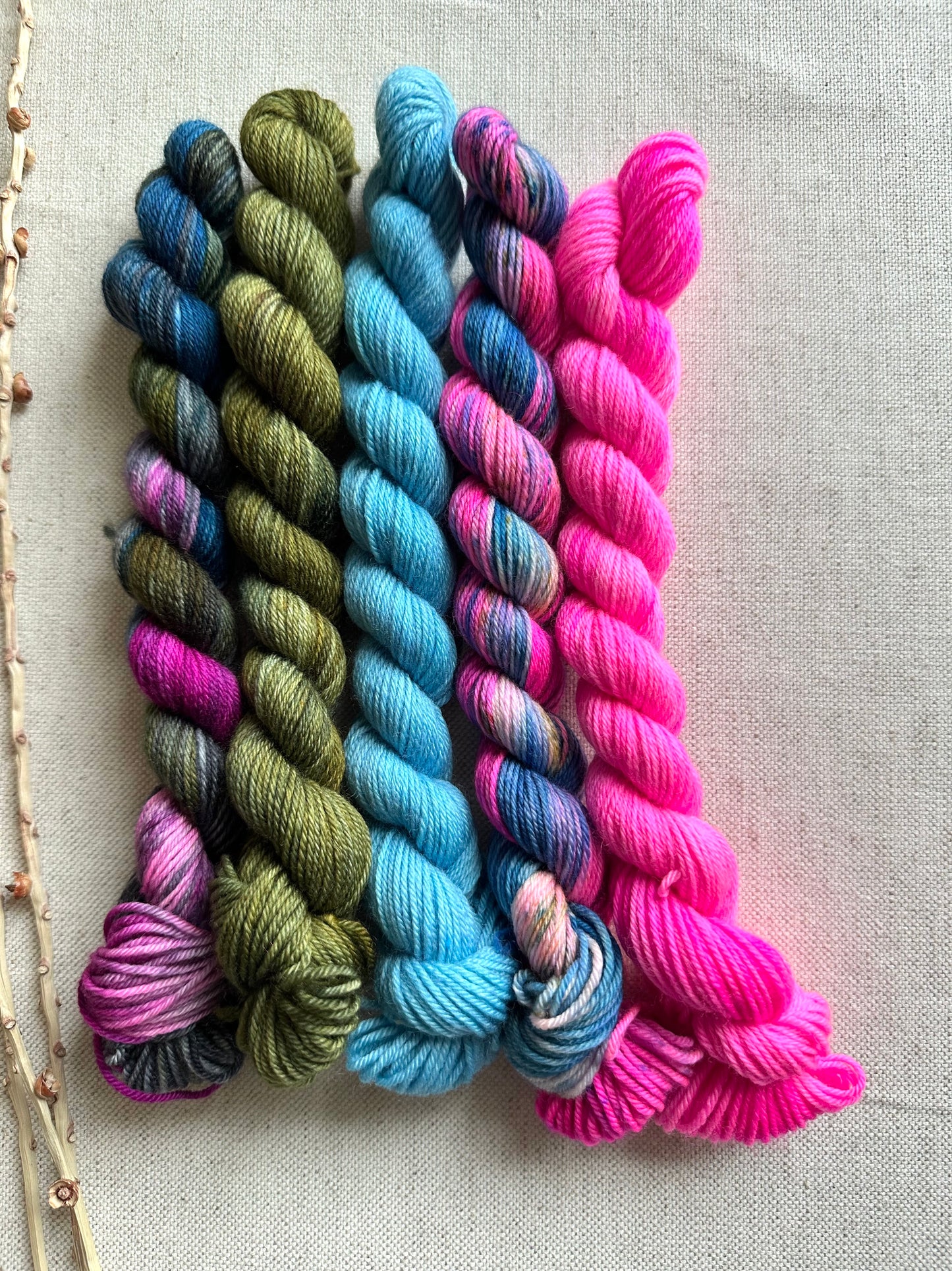 Groovy - SW Merino Nylon Mini Skein Set