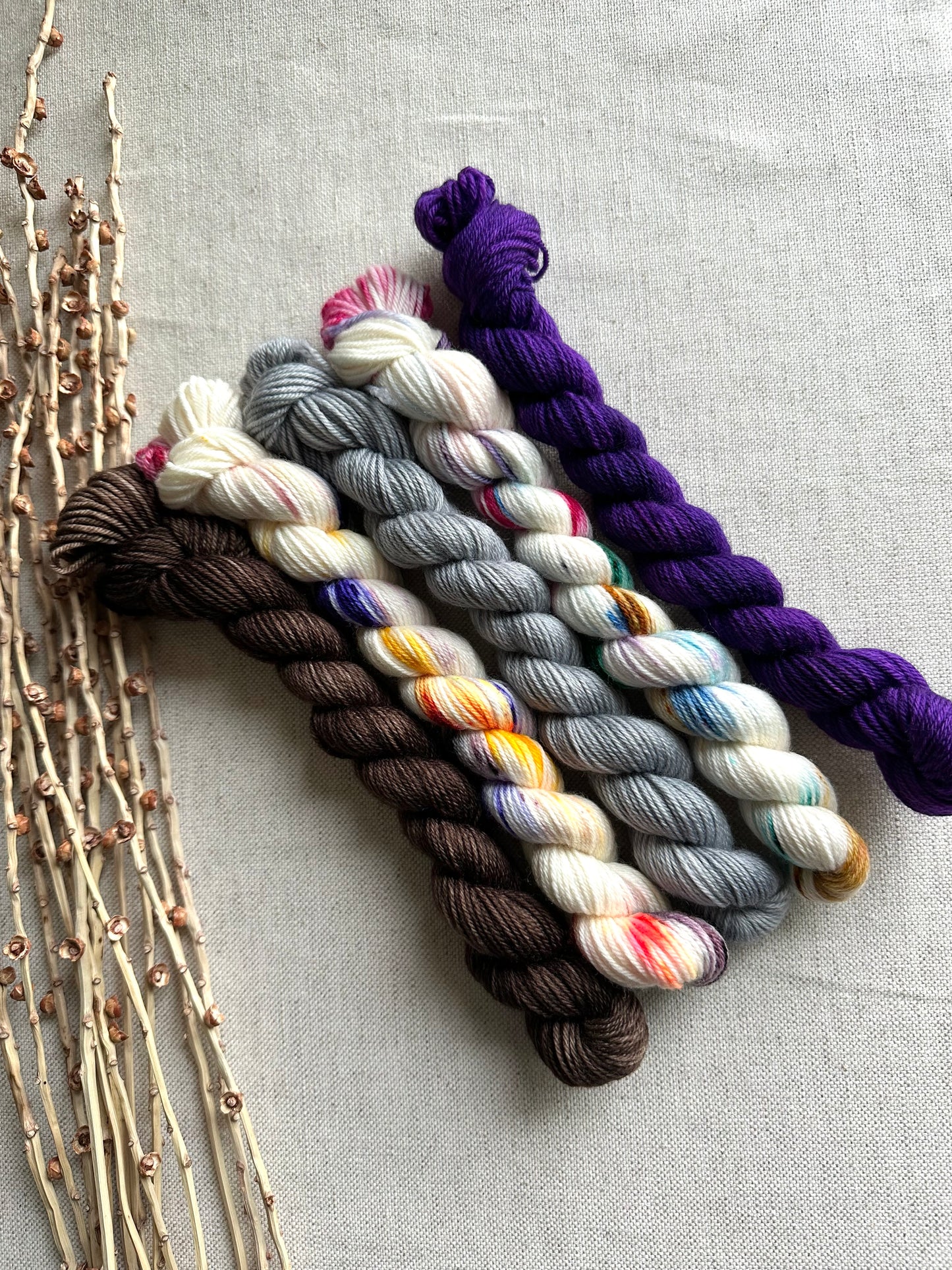 Mini Skirts - SW Merino Nylon Mini Skein Set