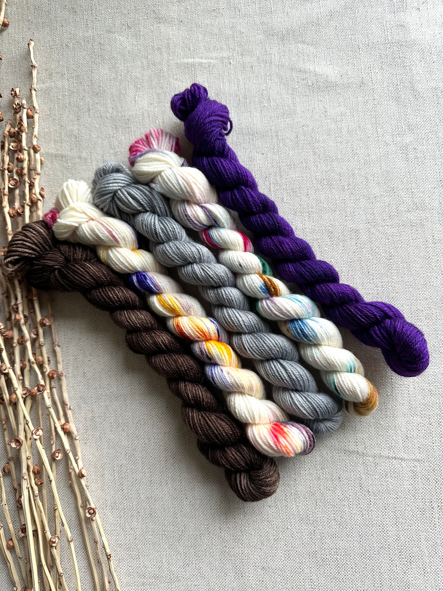 Mini Skirts - SW Merino Nylon Mini Skein Set