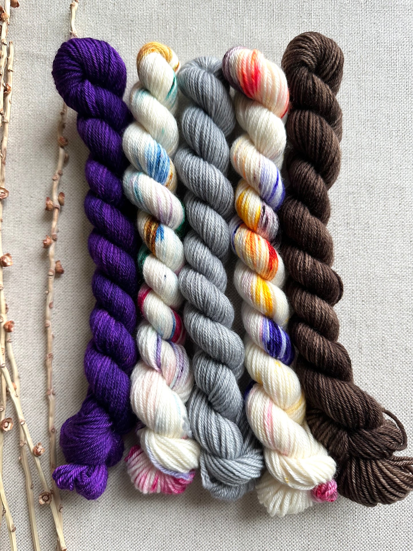 Mini Skirts - SW Merino Nylon Mini Skein Set