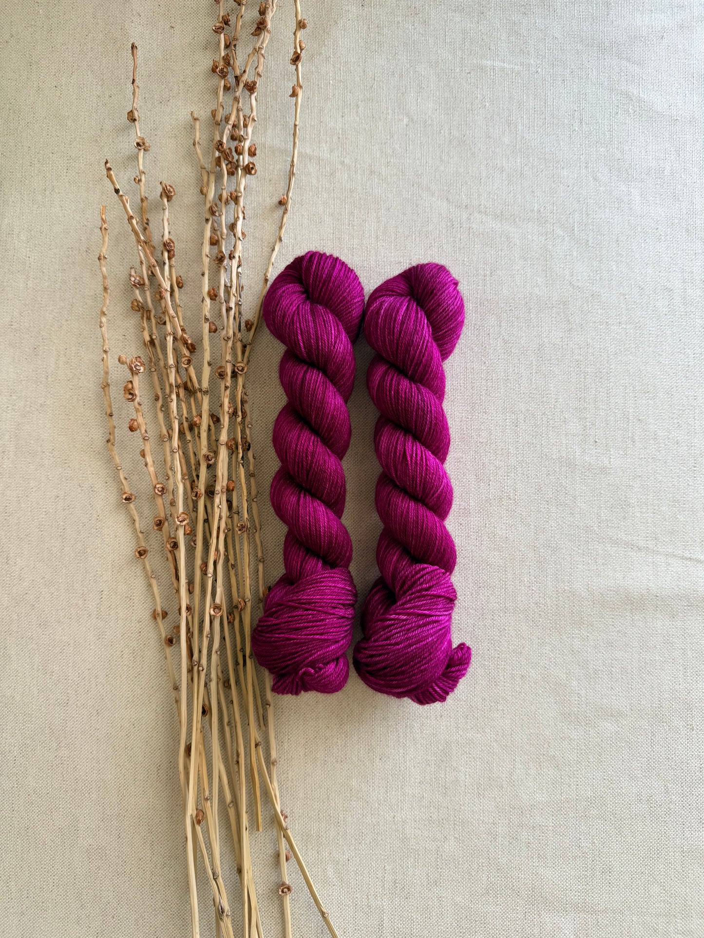 Cerise SW Merino Nylon 50g Skein