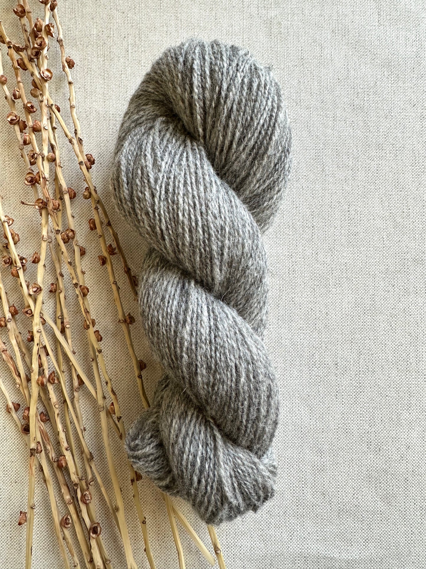 Natural Gray 100% Shetland