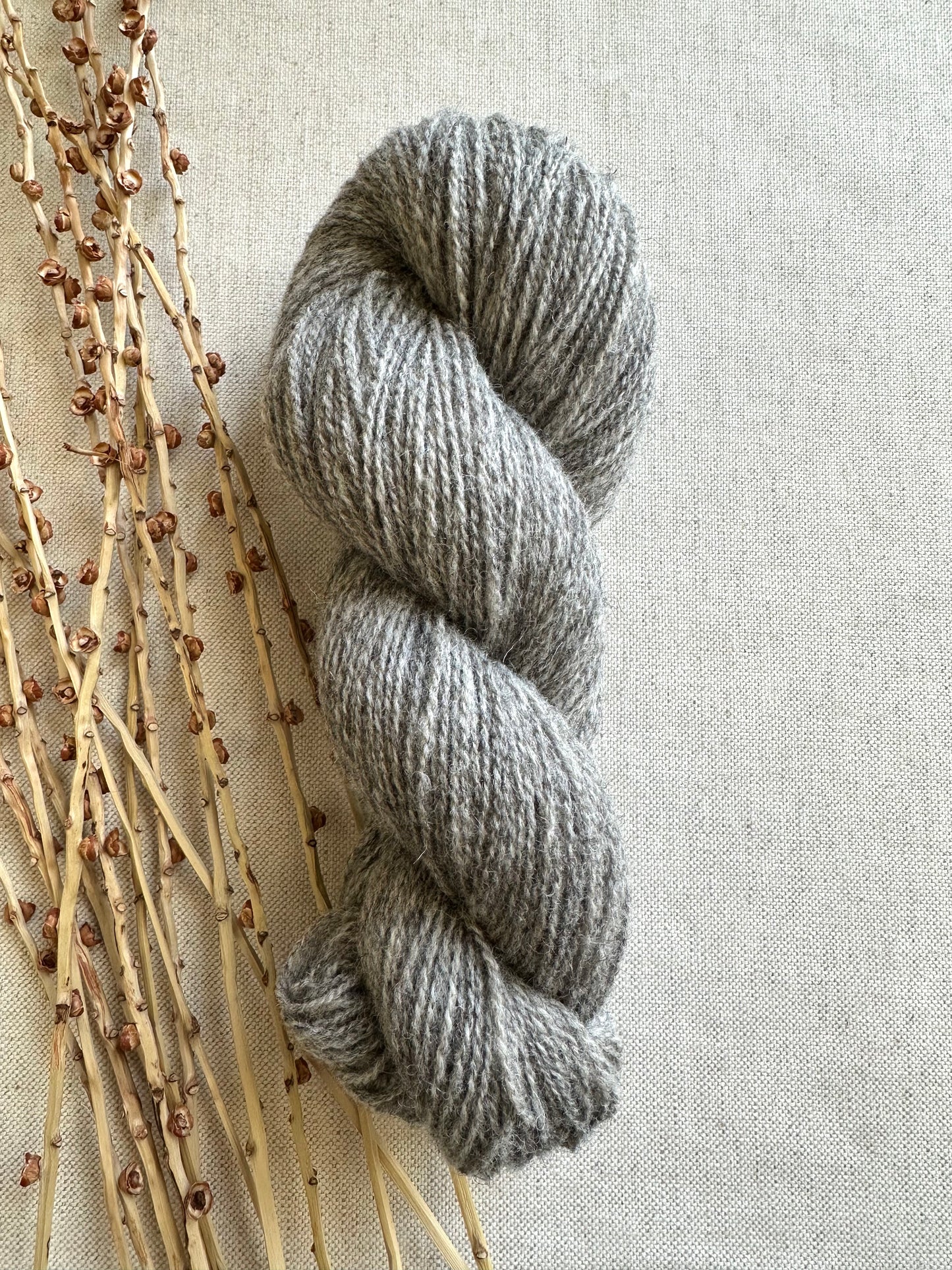 Natural Gray 100% Shetland