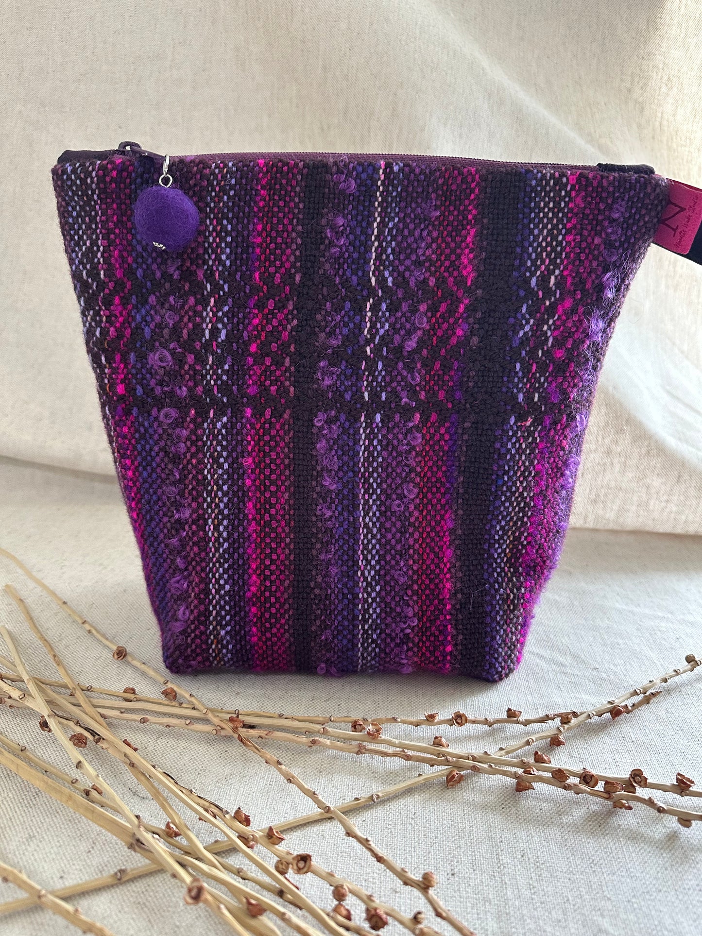 Purple Handwoven Bag