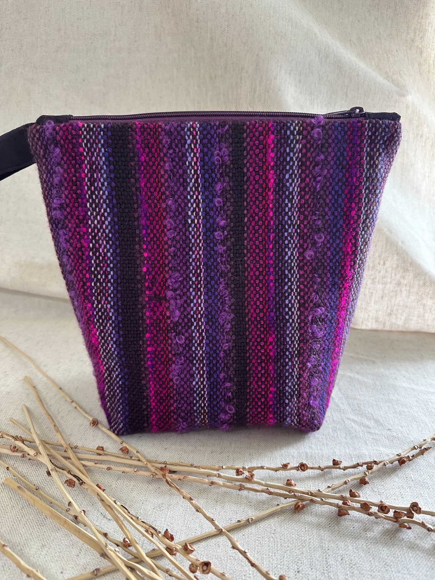 Purple Handwoven Bag