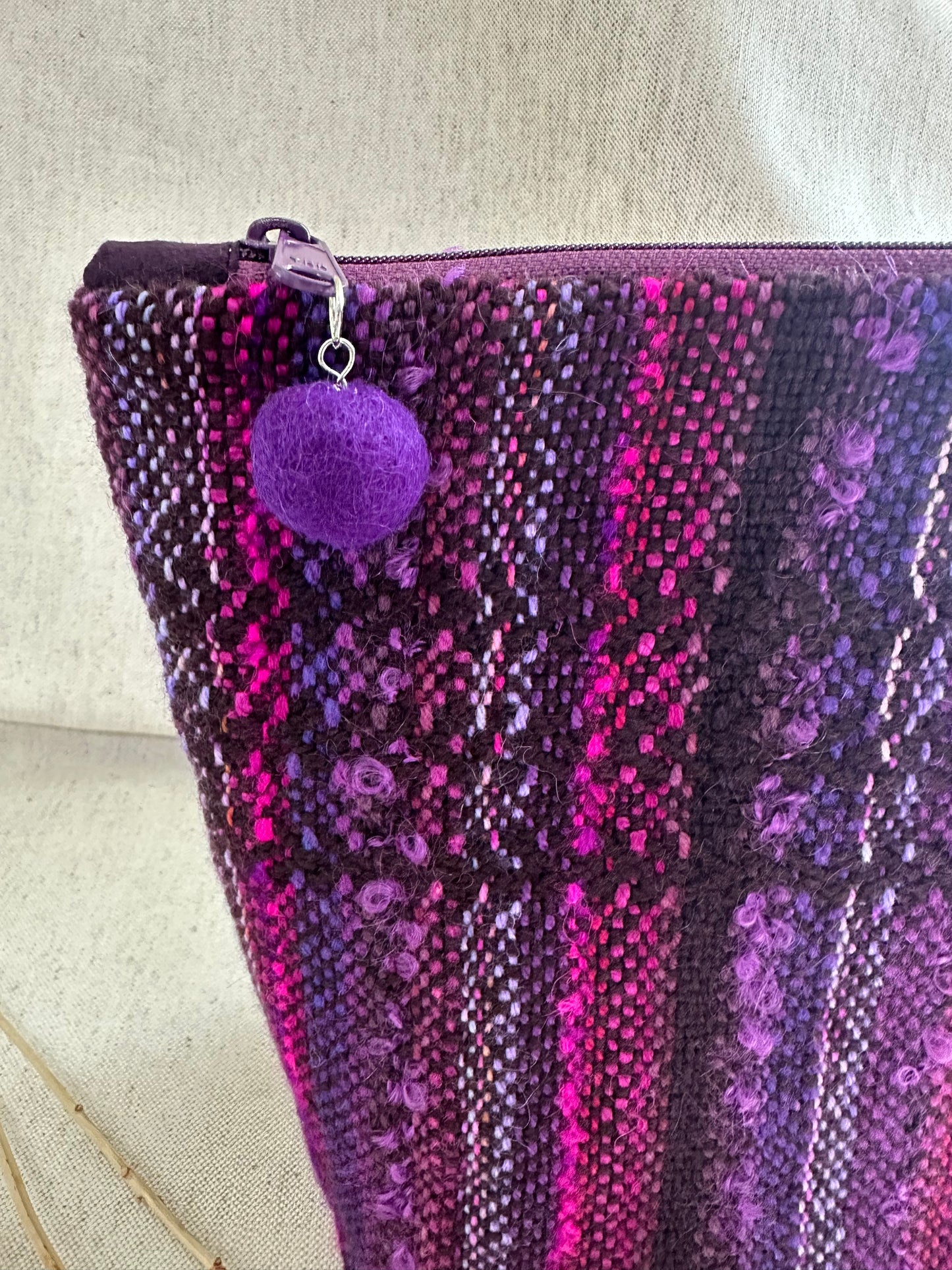 Purple Handwoven Bag