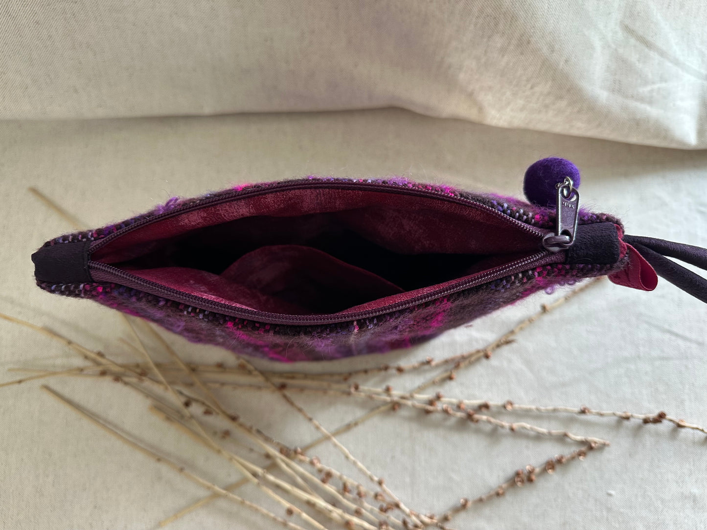 Purple Handwoven Bag
