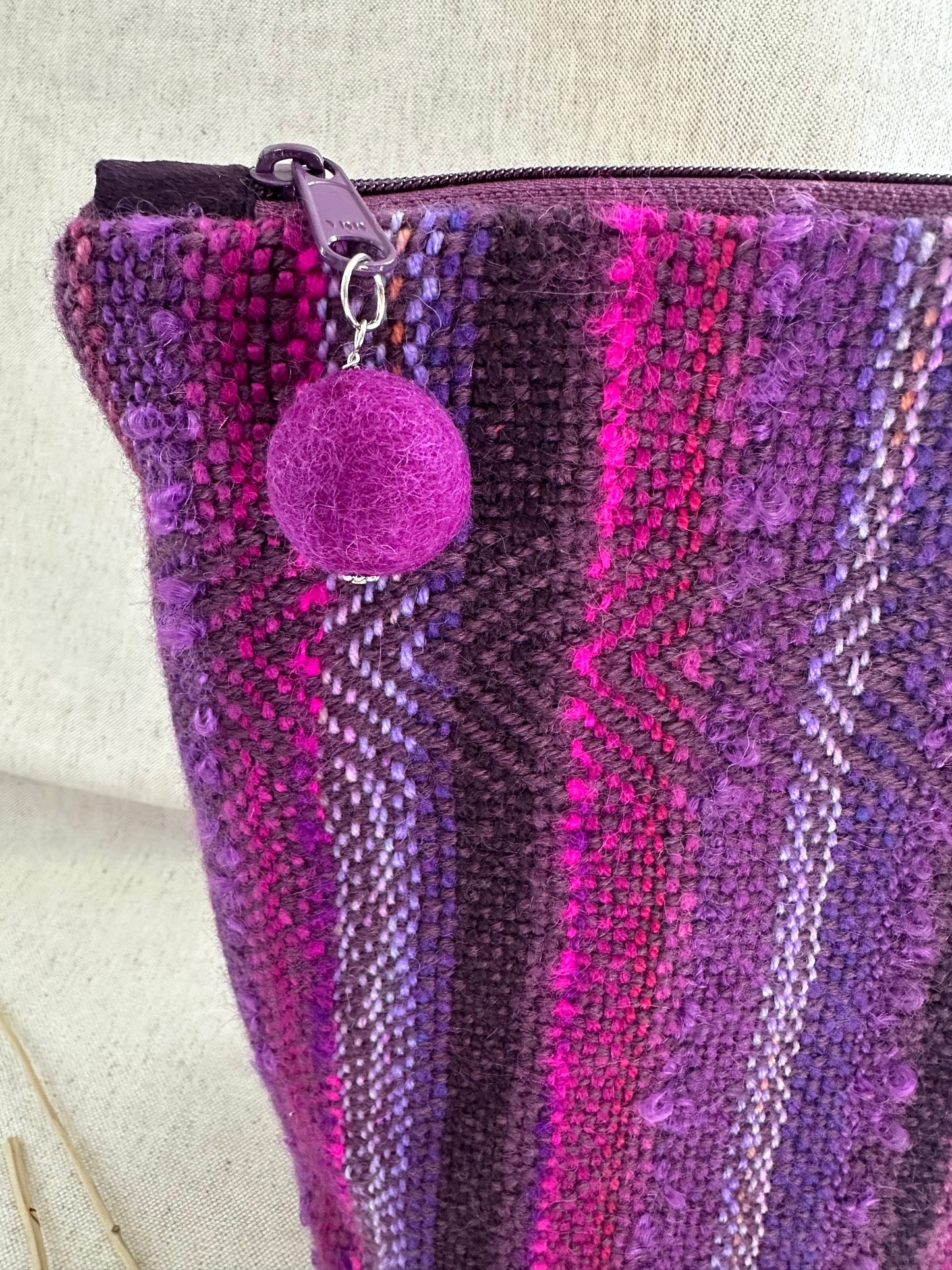 Purple Handwoven Bag