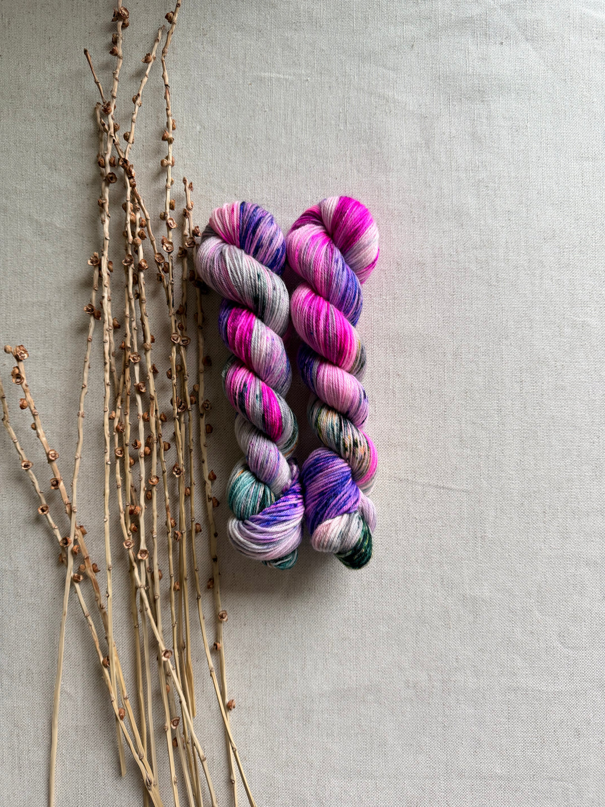 Sweet Pea Vines SW Merino Nylon 50g Skein