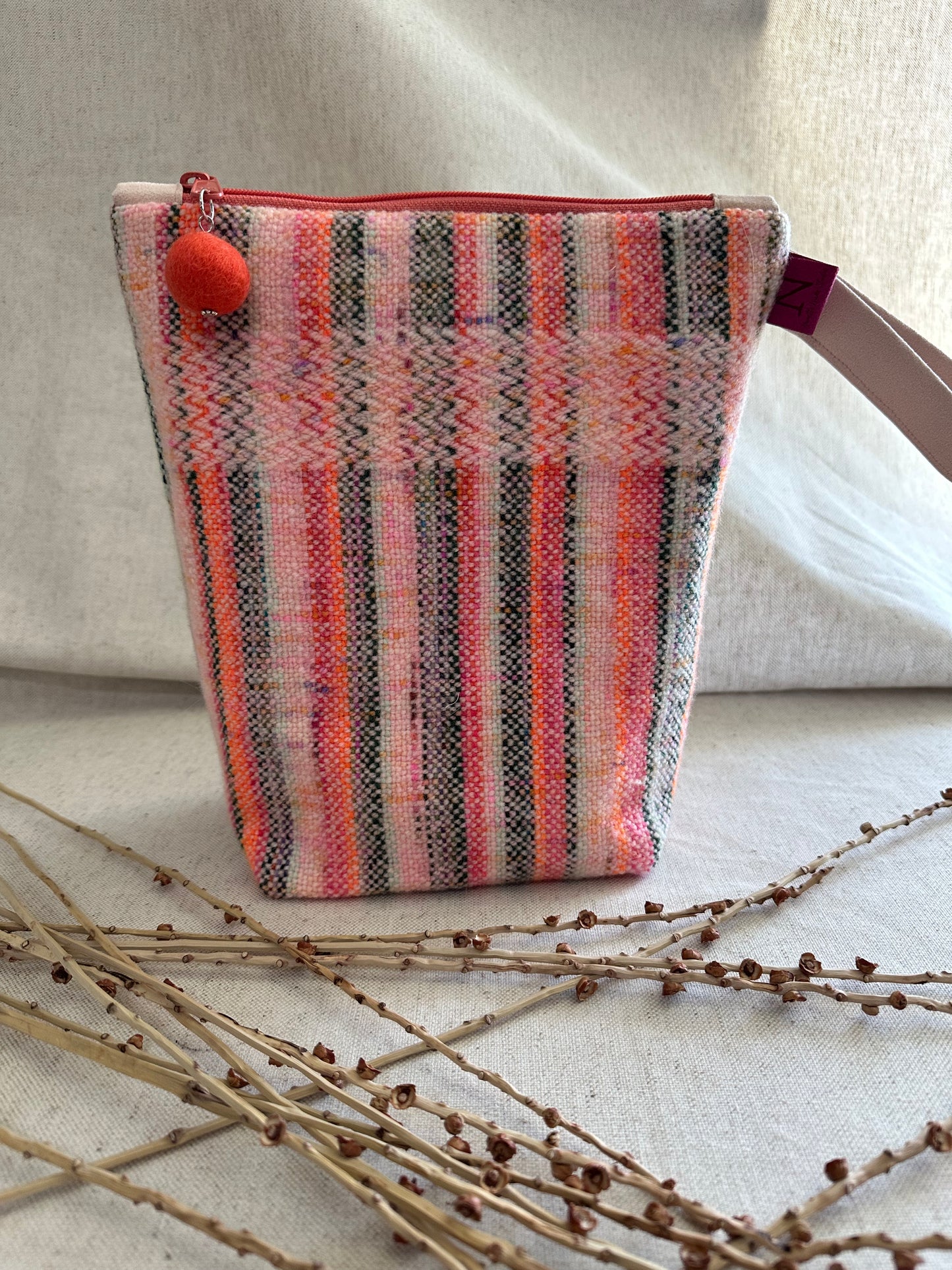 Light Orange Handwoven Bag
