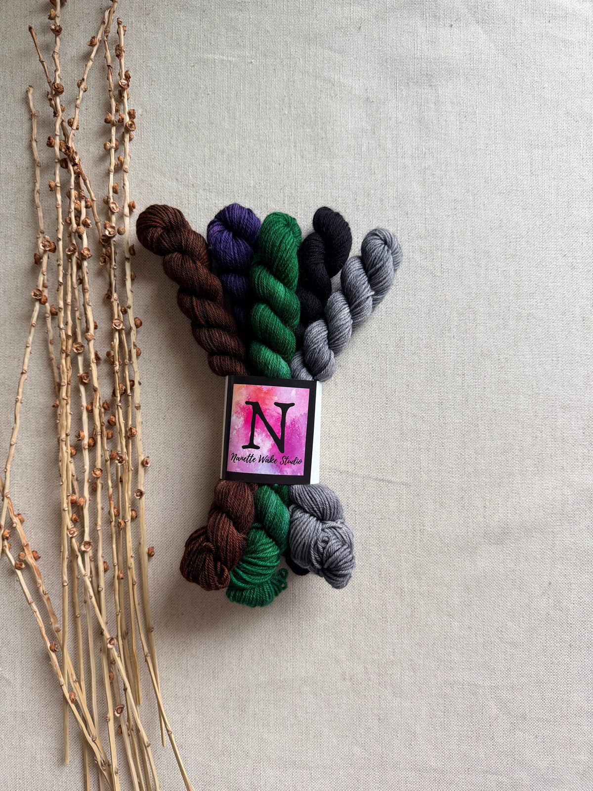 Soccer Field - SW Merino Nylon Mini Skein Set