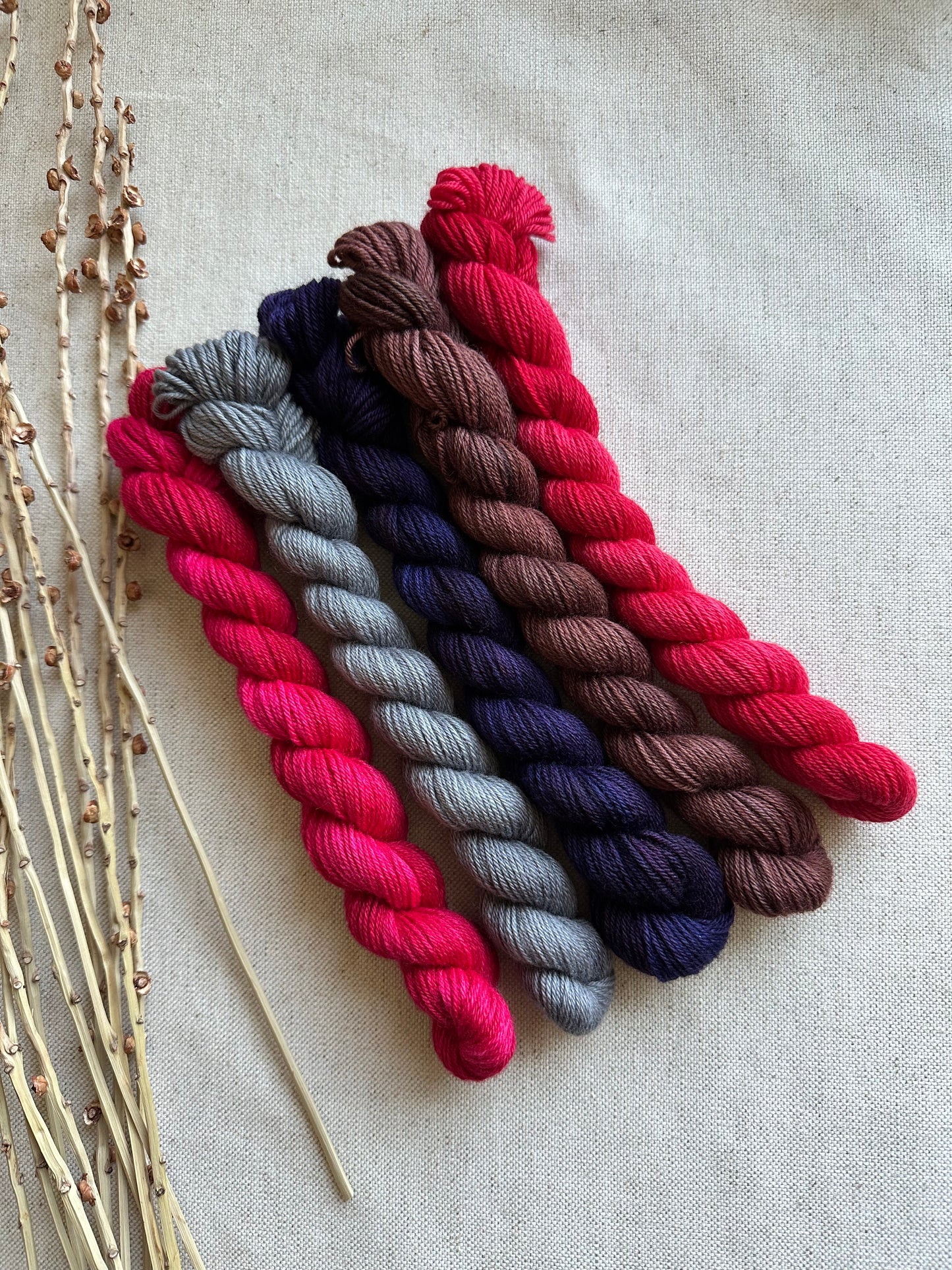 Just The Basics - SW Merino Nylon Mini Skein Set