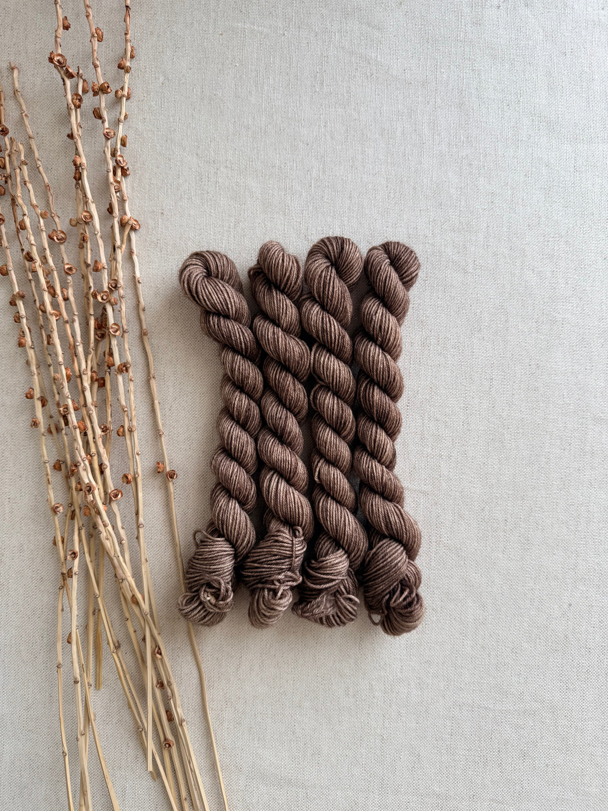 Pecan - SW Wool Recycled Nylon Mini Skein