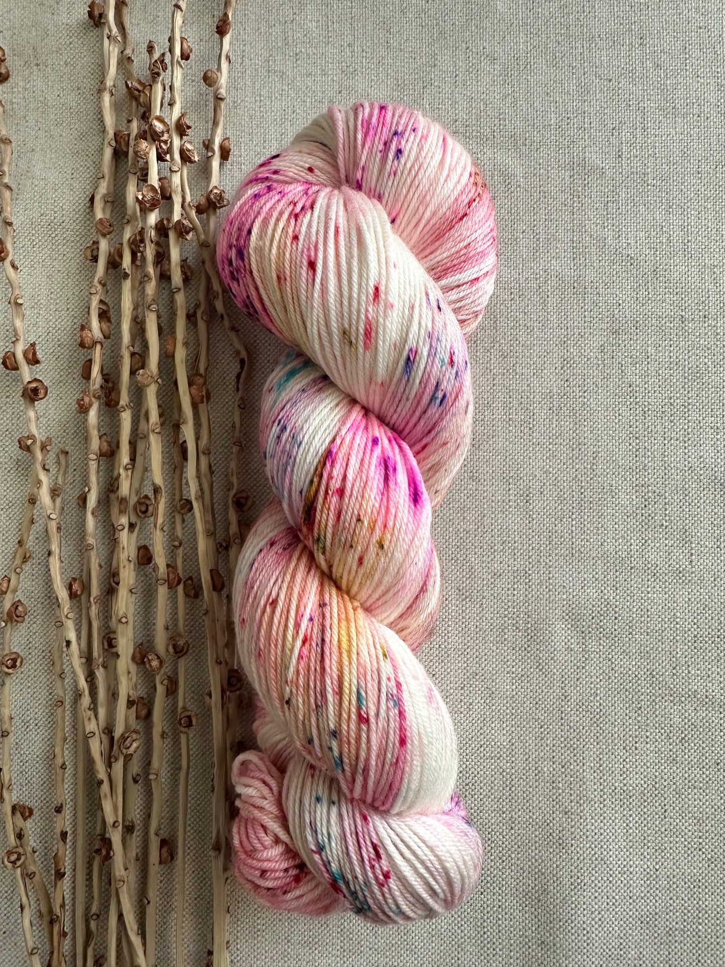 Strawberry Daiquiri SW Merino Nylon Yarn