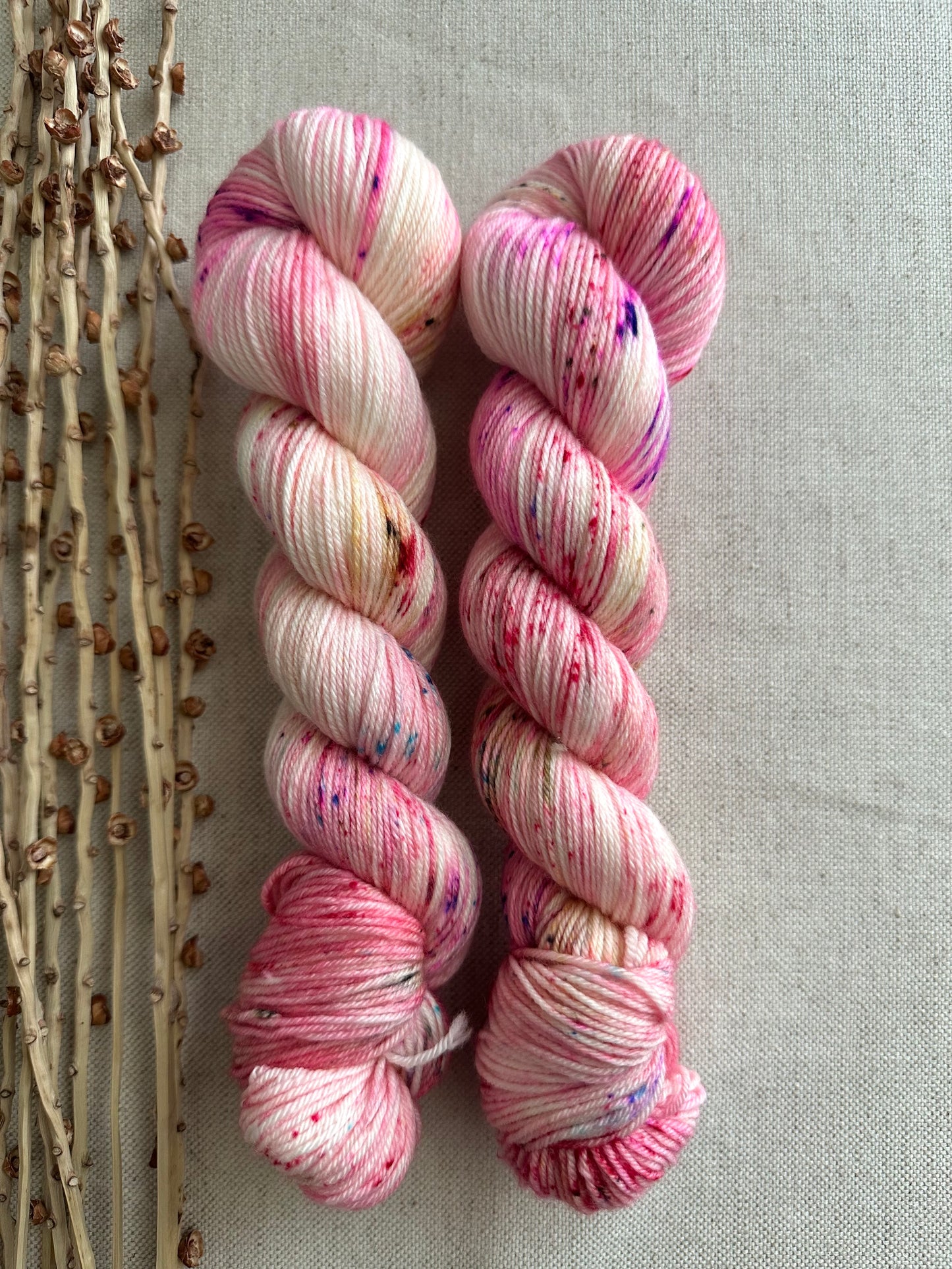 Strawberry Daiquiri SW Merino Nylon 50g Skein