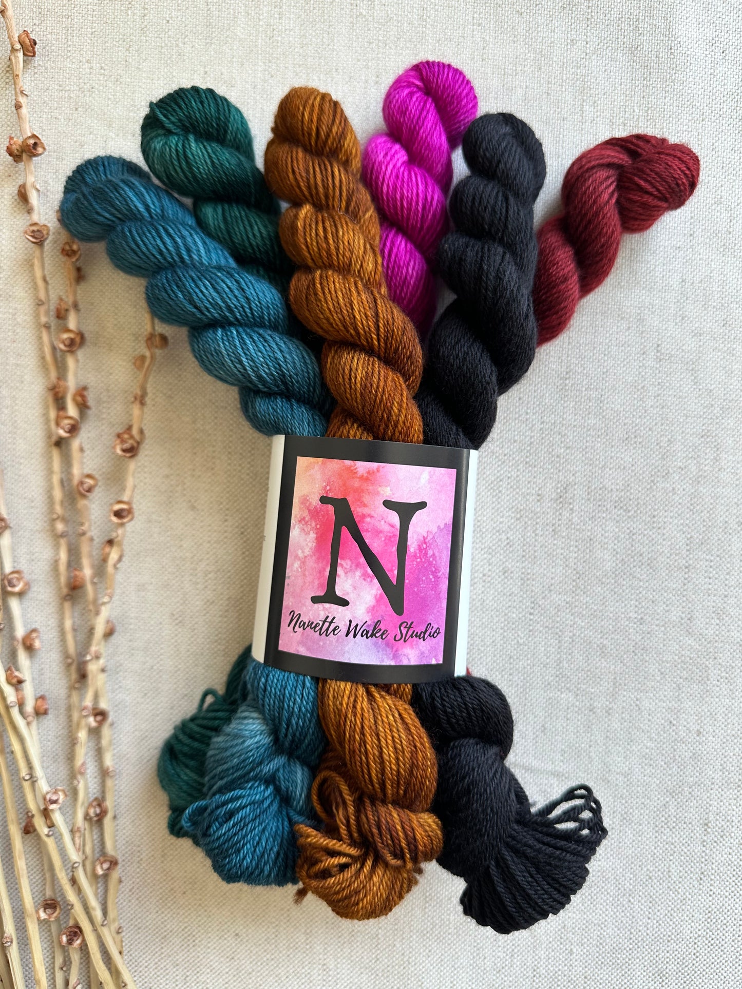 The Kings Jewels - SW Merino Nylon Mini Skein Set