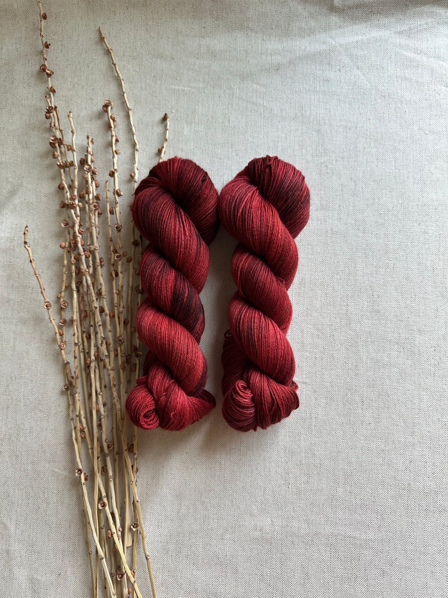 Rostfarbe Merino Untreated