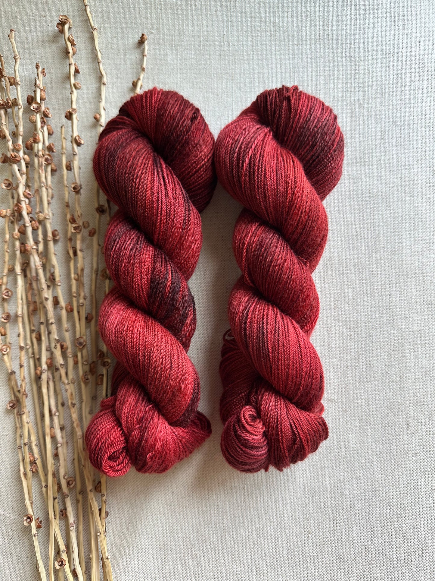 Rostfarbe Merino Untreated