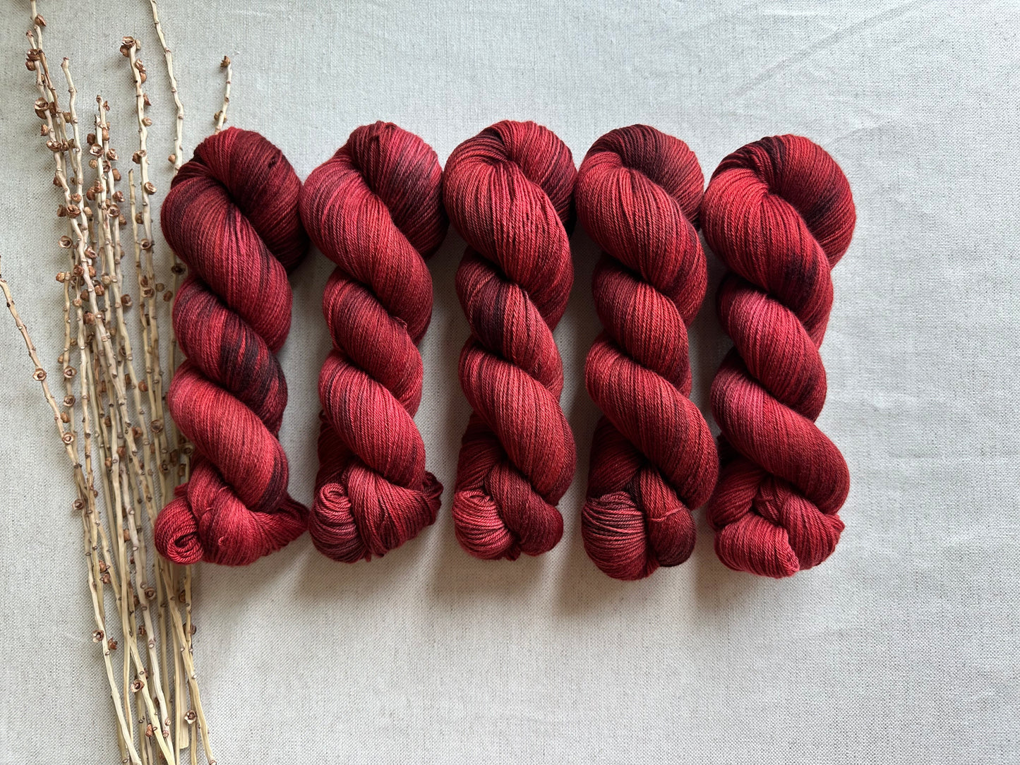 Rostfarbe Merino Untreated