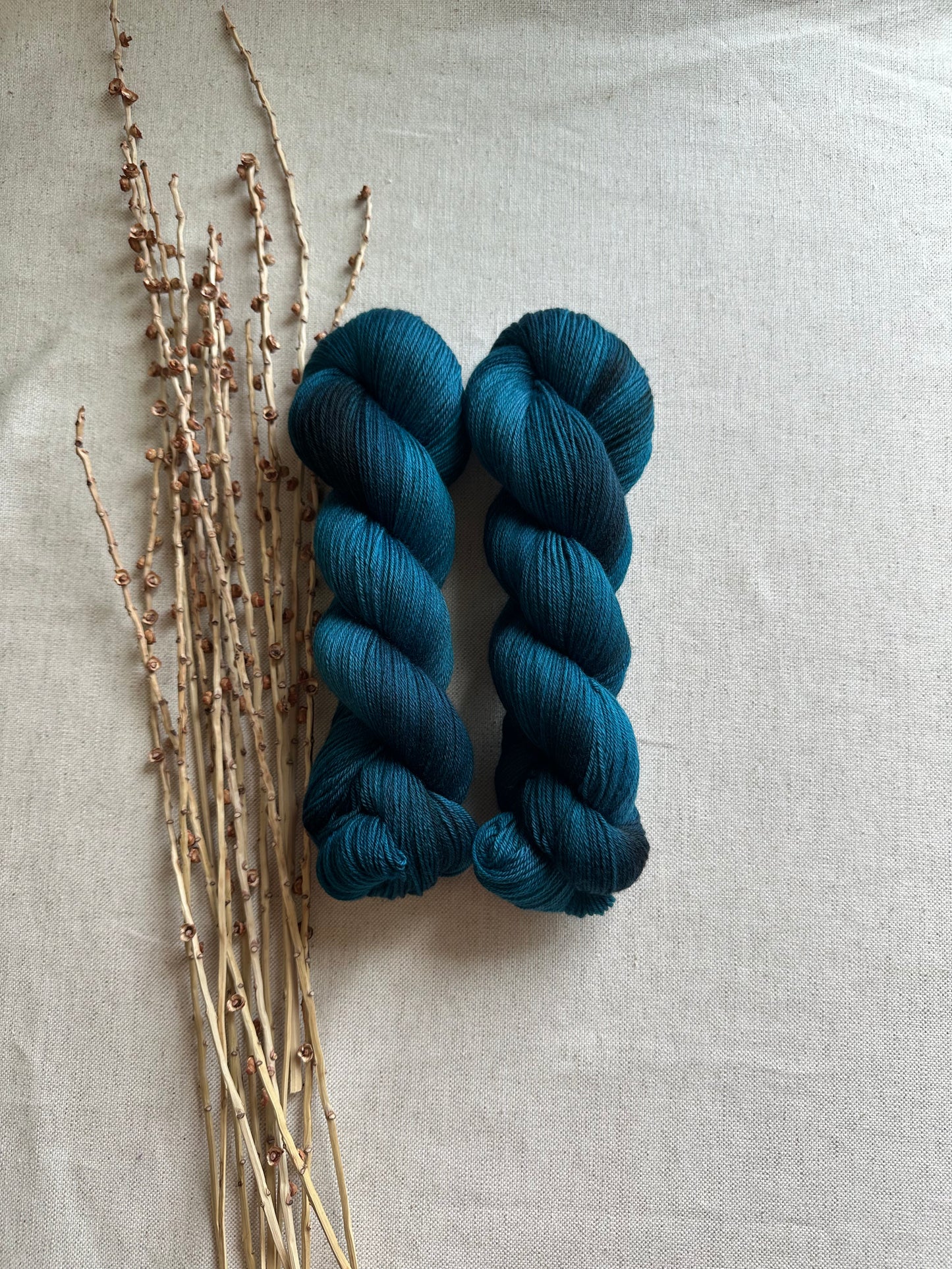 Blaugrün Merino Untreated