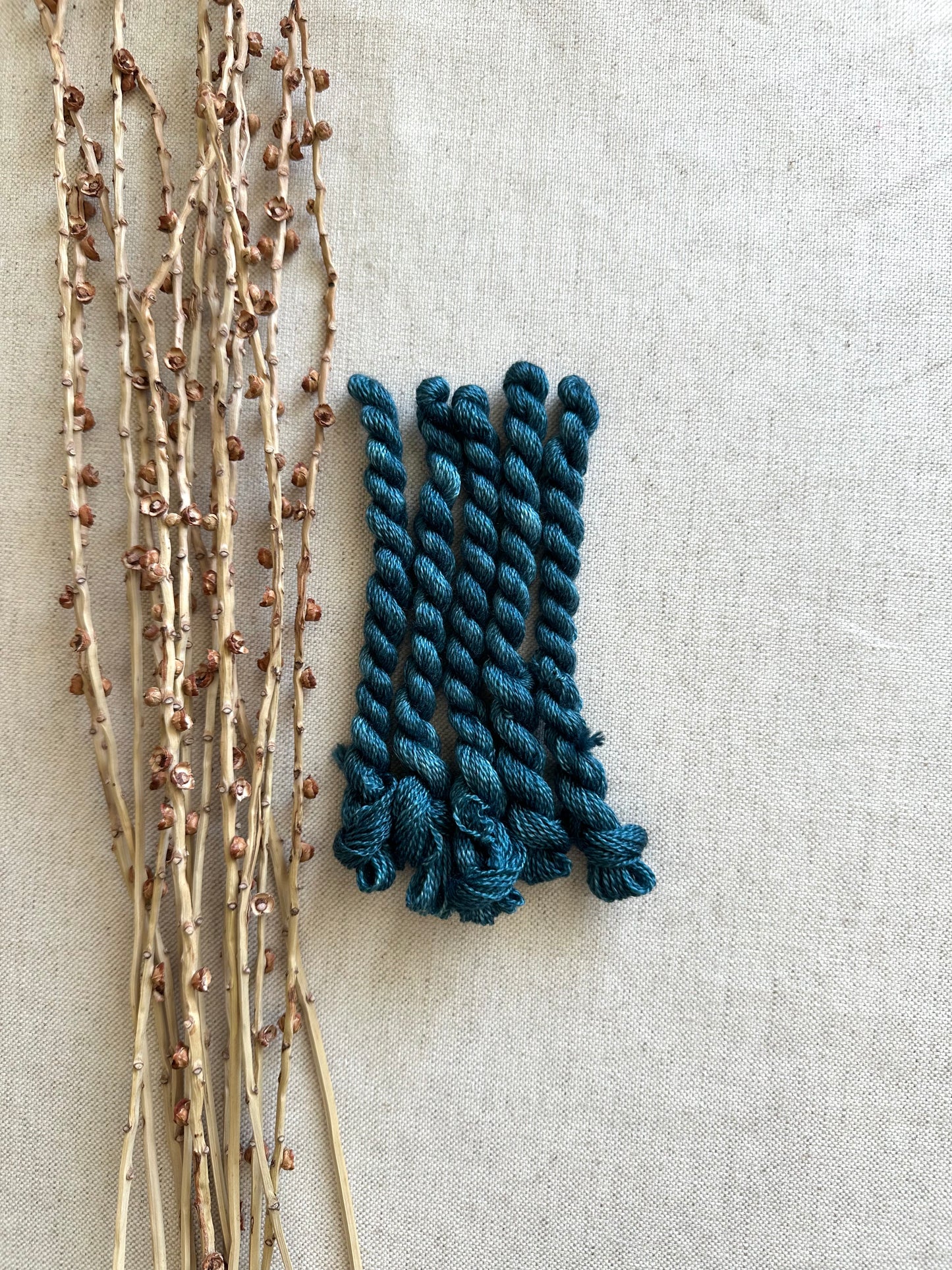 Teal Embroidery Thread