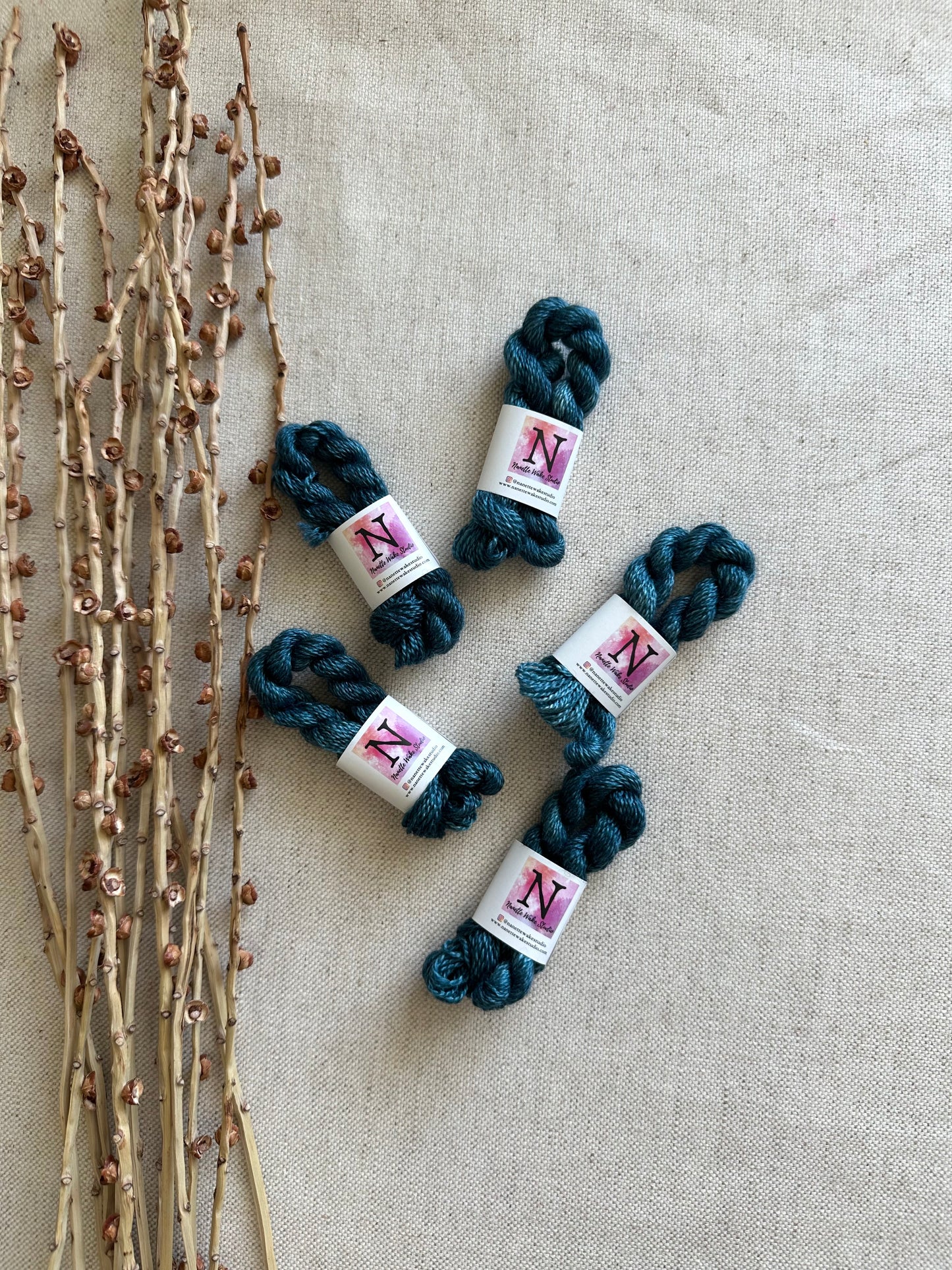 Teal Embroidery Thread