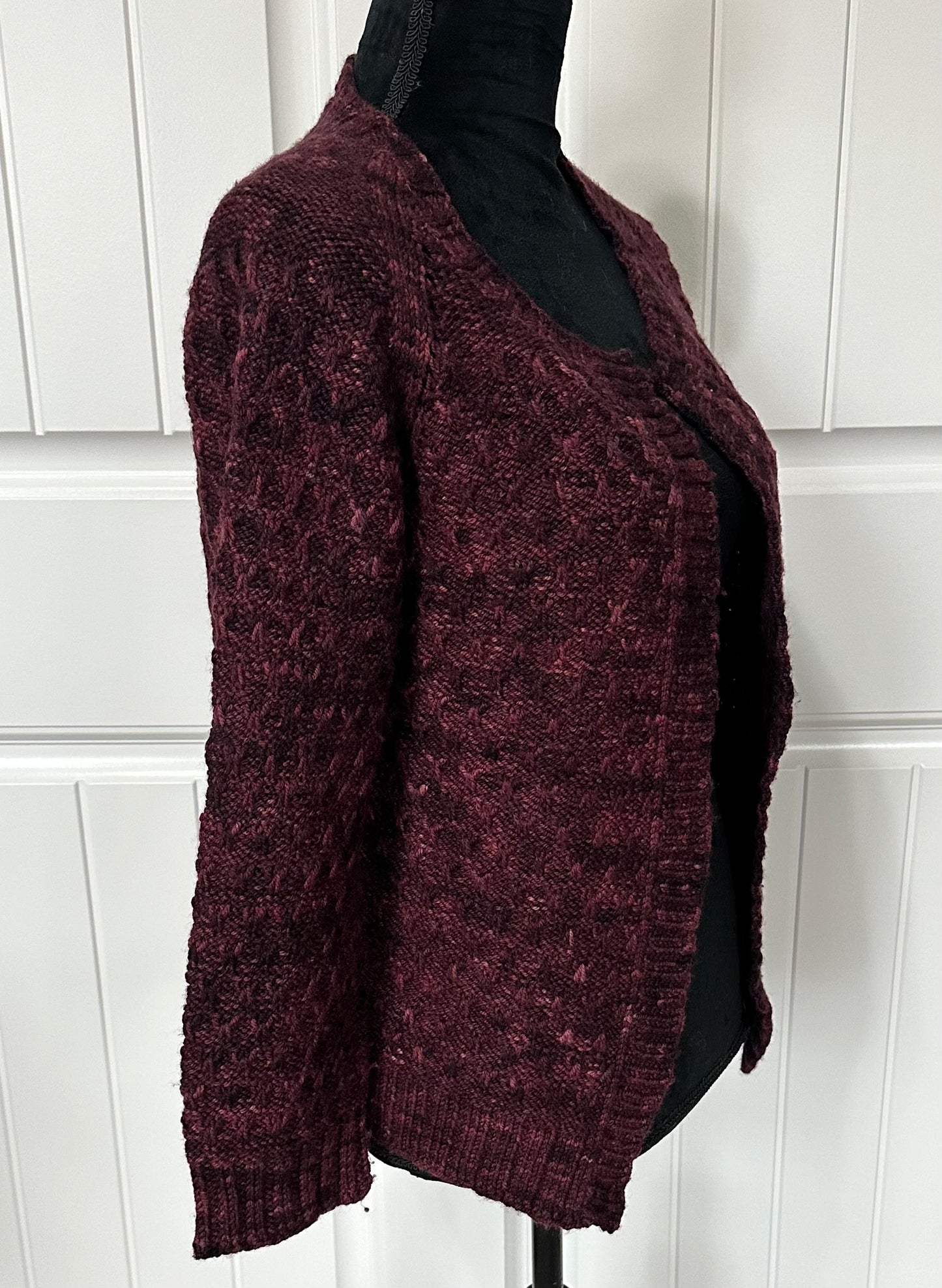 Burgundy Cardigan