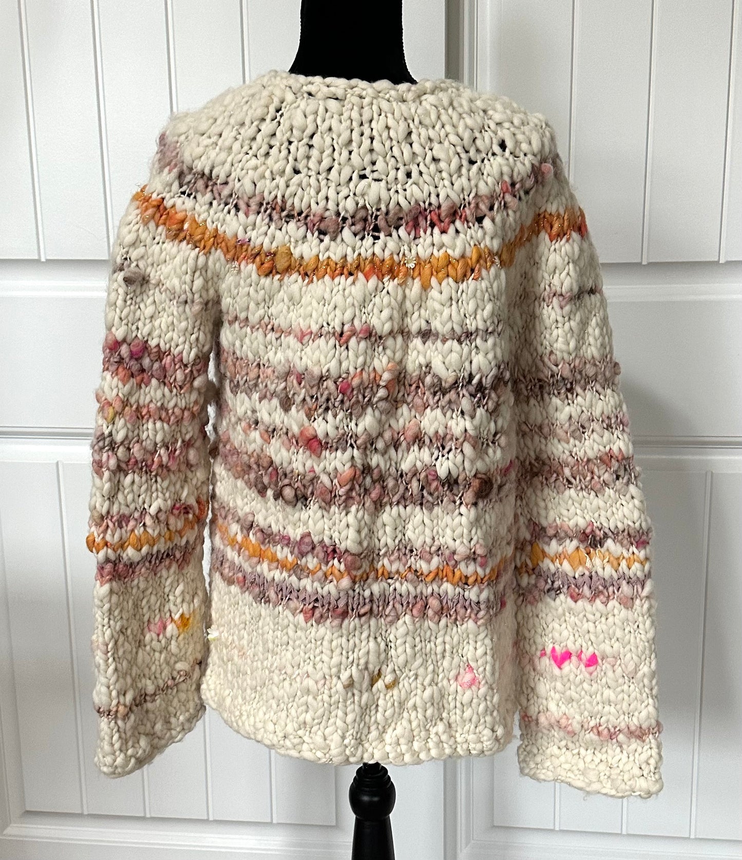Multi-Colored Striped Cardigan