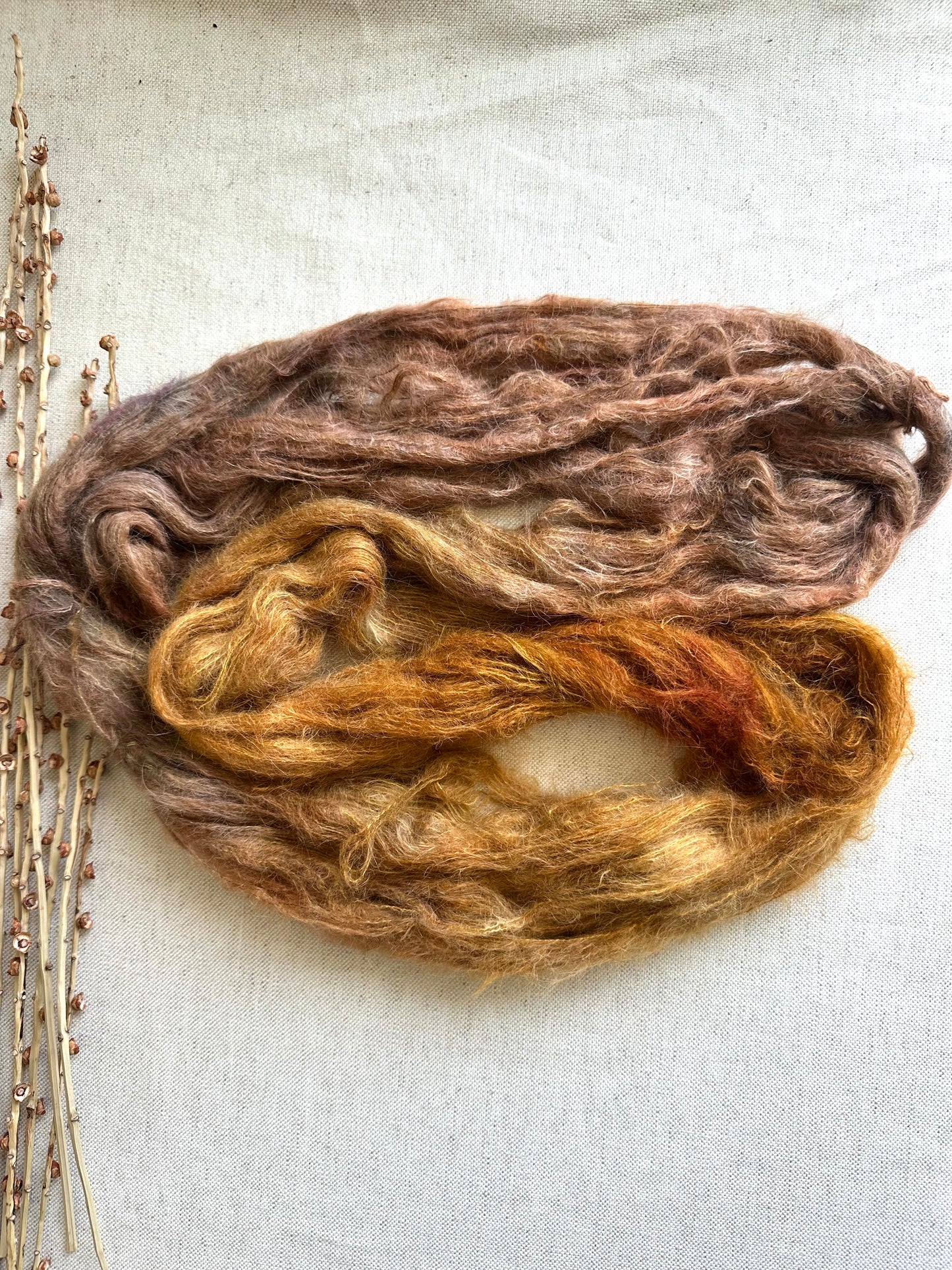 Caramel Twist Suri Alpaca Silk