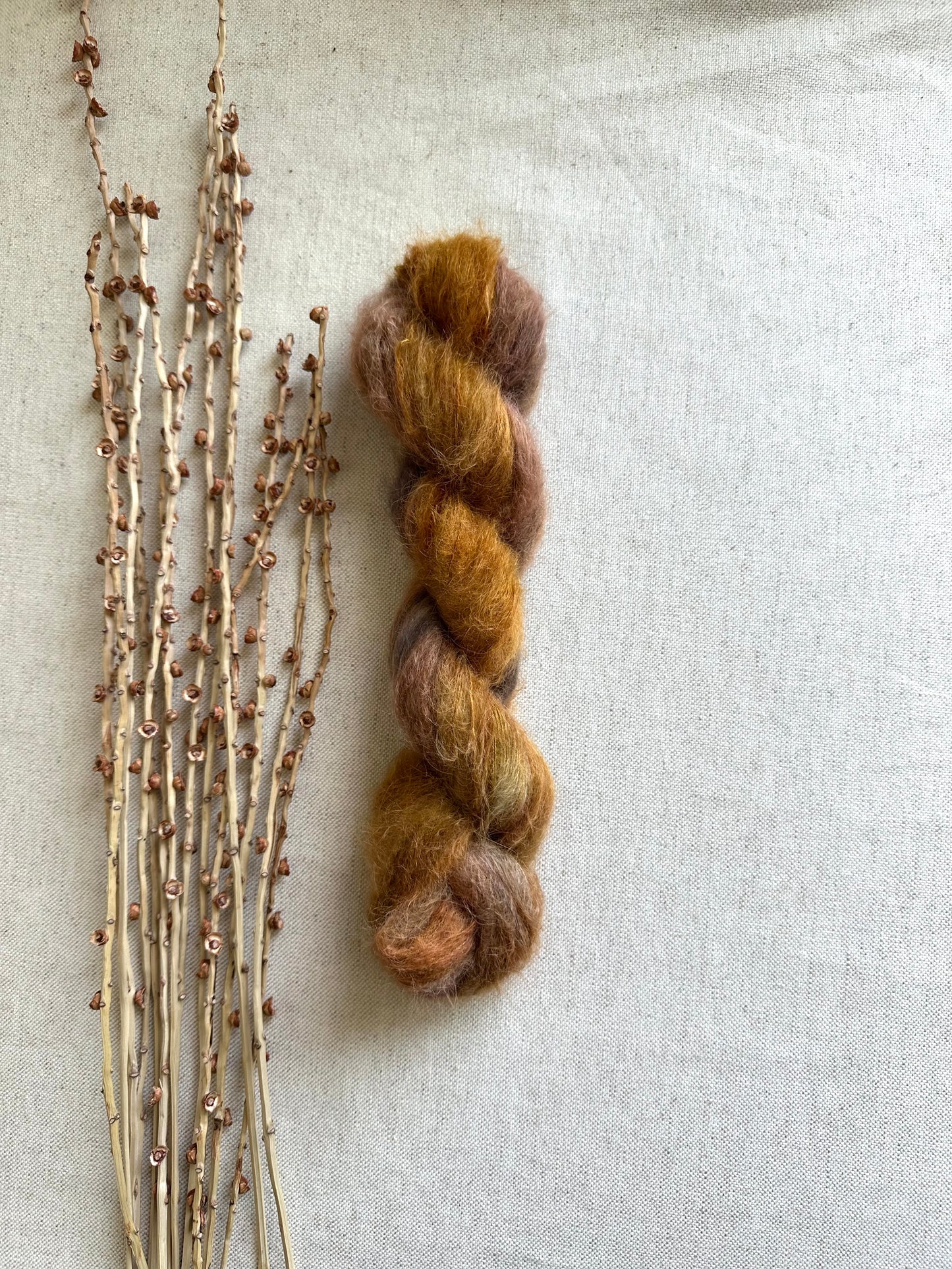 Caramel Twist Suri Alpaca Silk