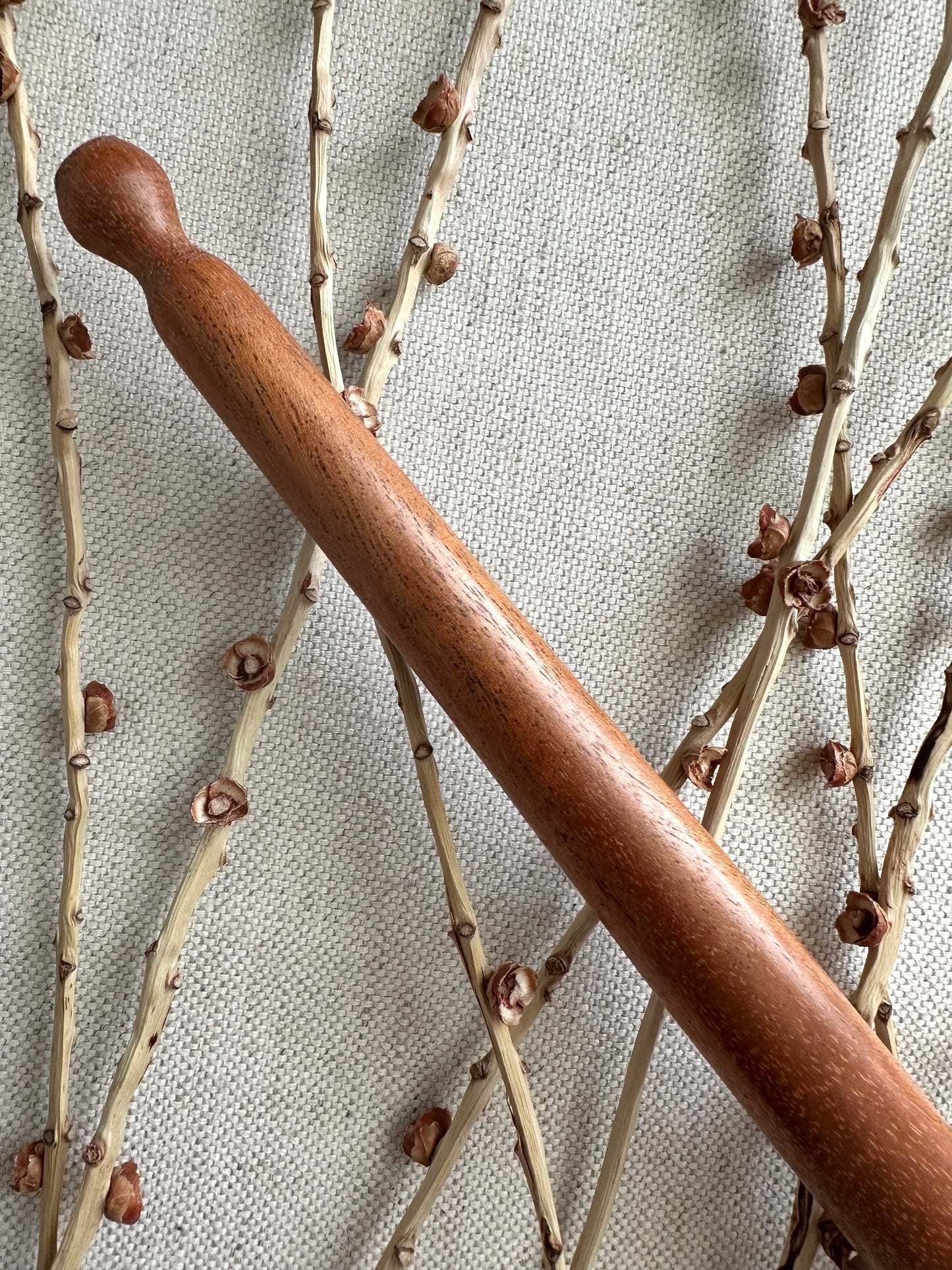 Cherry Support Spindle With Purple Resin