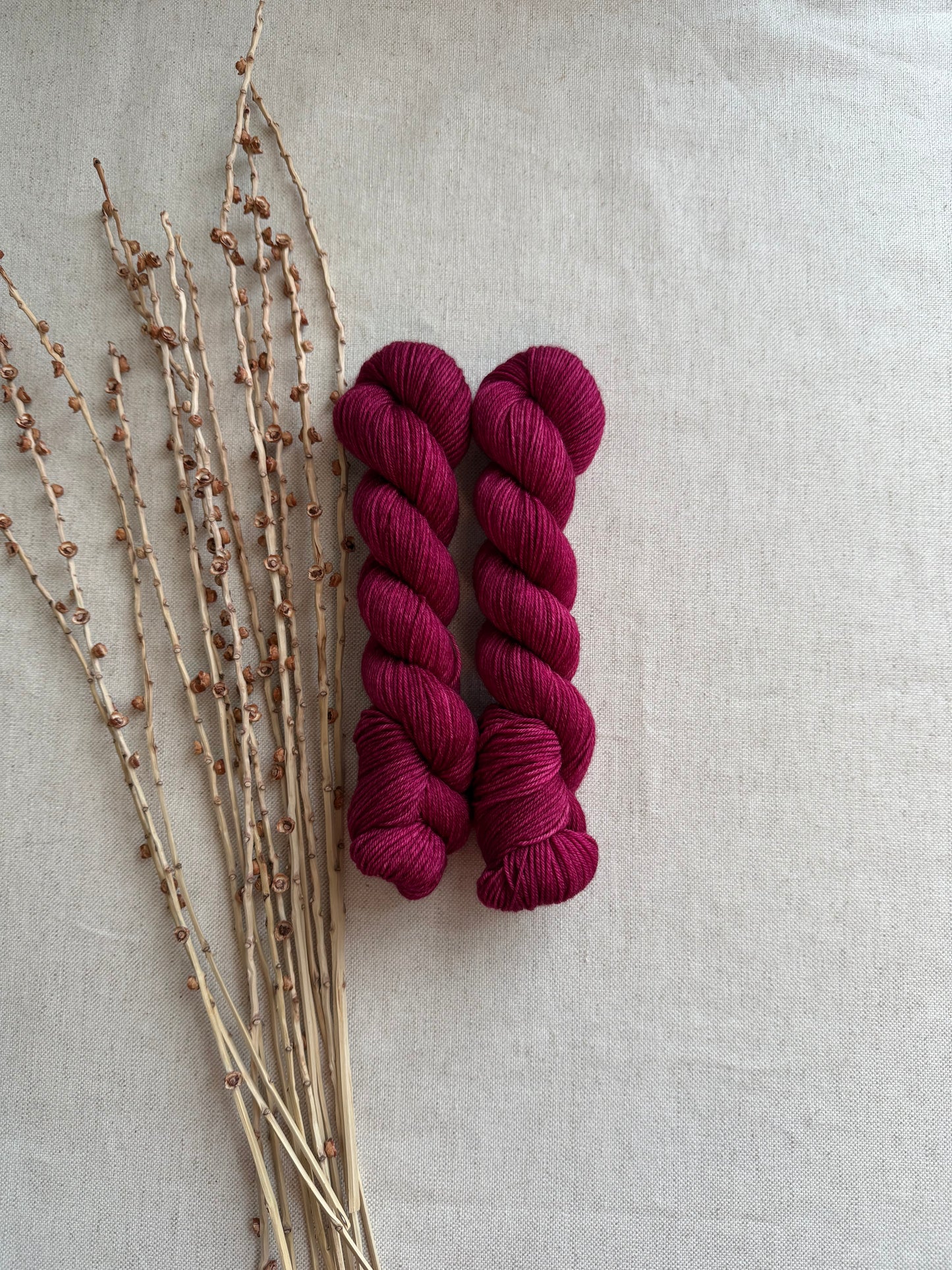 Burgundy SW Merino Nylon 50g Skein