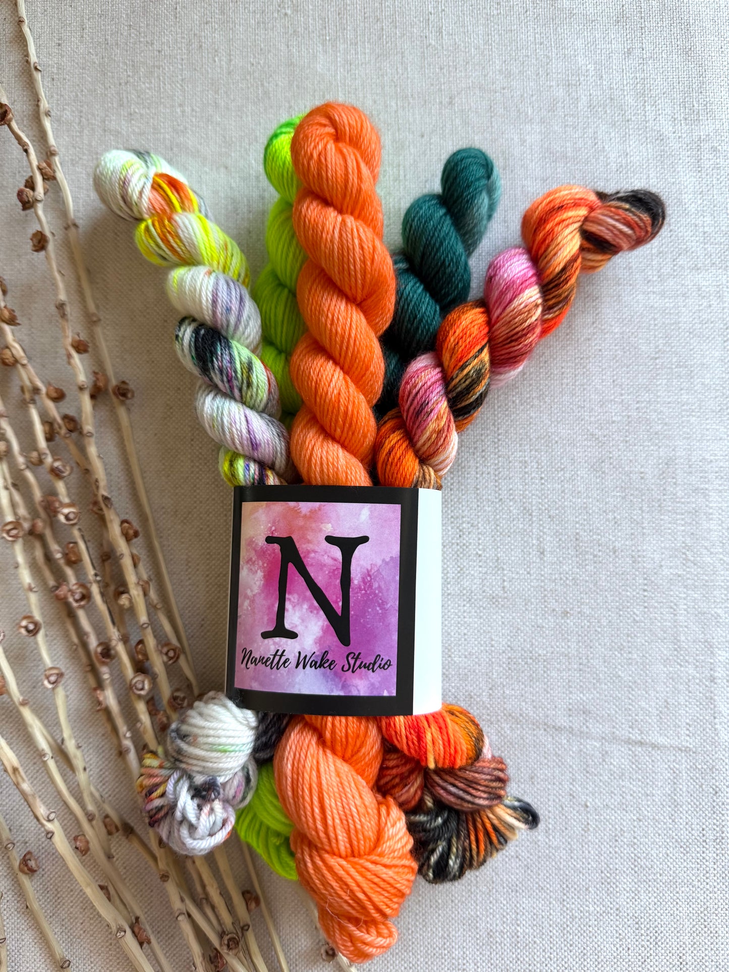 Eerie, Spooky - SW Merino Nylon Mini Skein Set