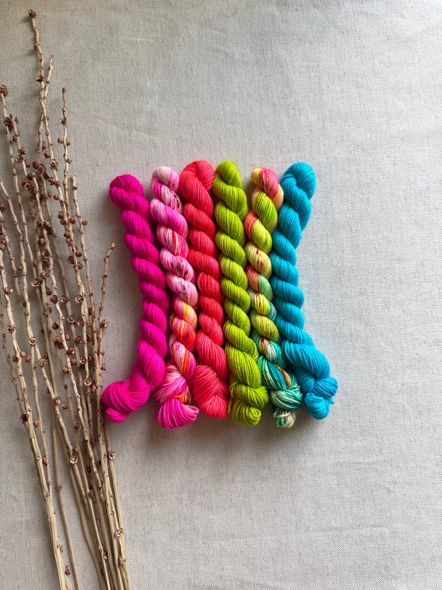 South Pacific - SW Merino Nylon Mini Skein Set