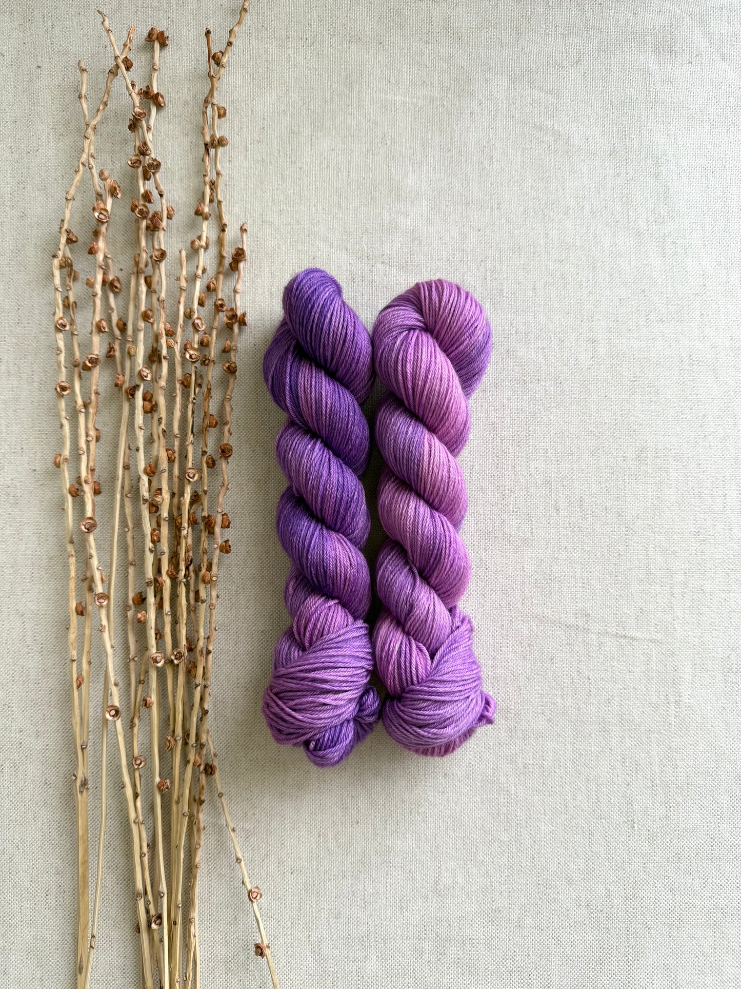 Lilac Rose SW Merino Nylon 50g Skein