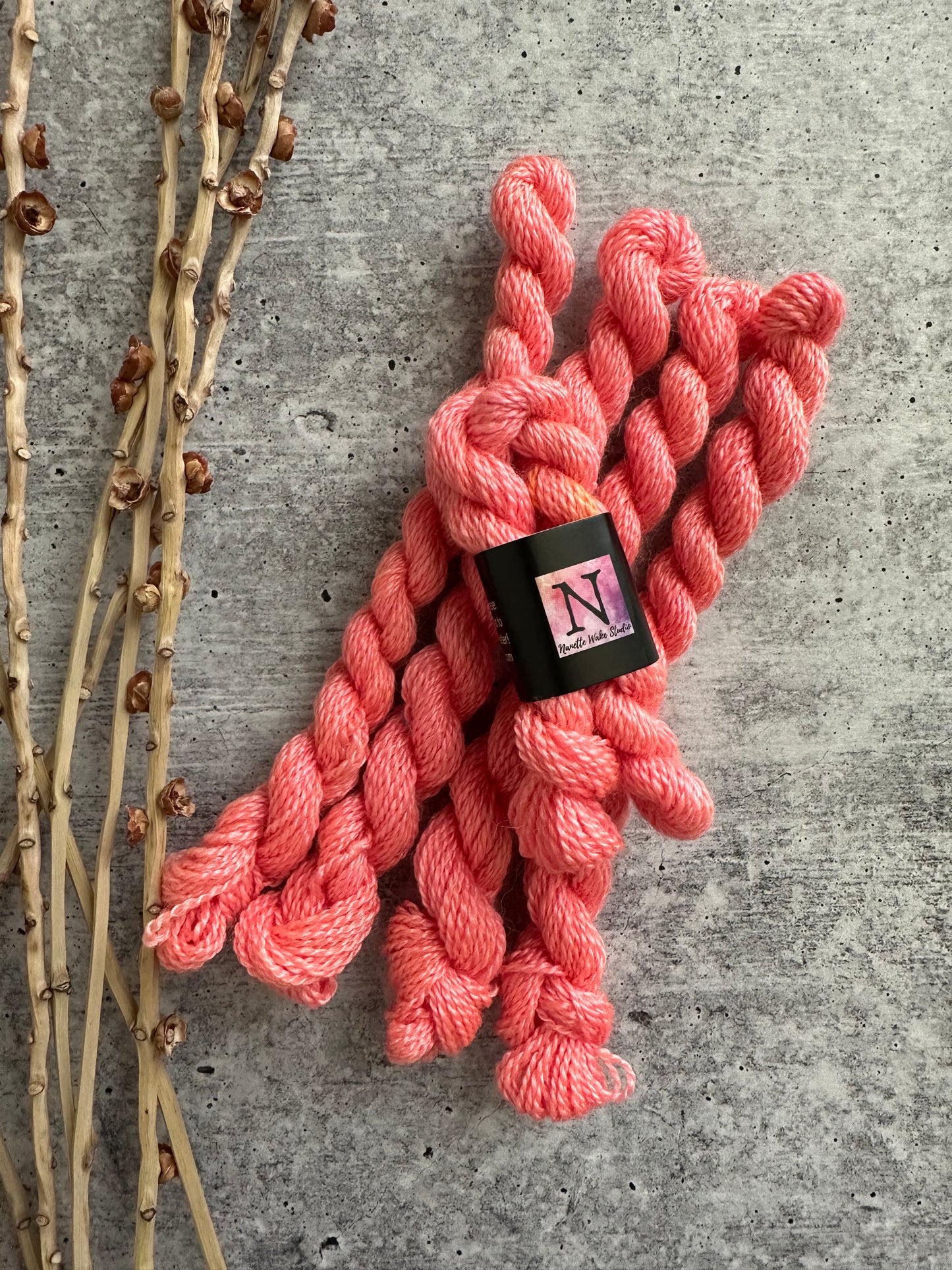 Coral Embroidery Thread