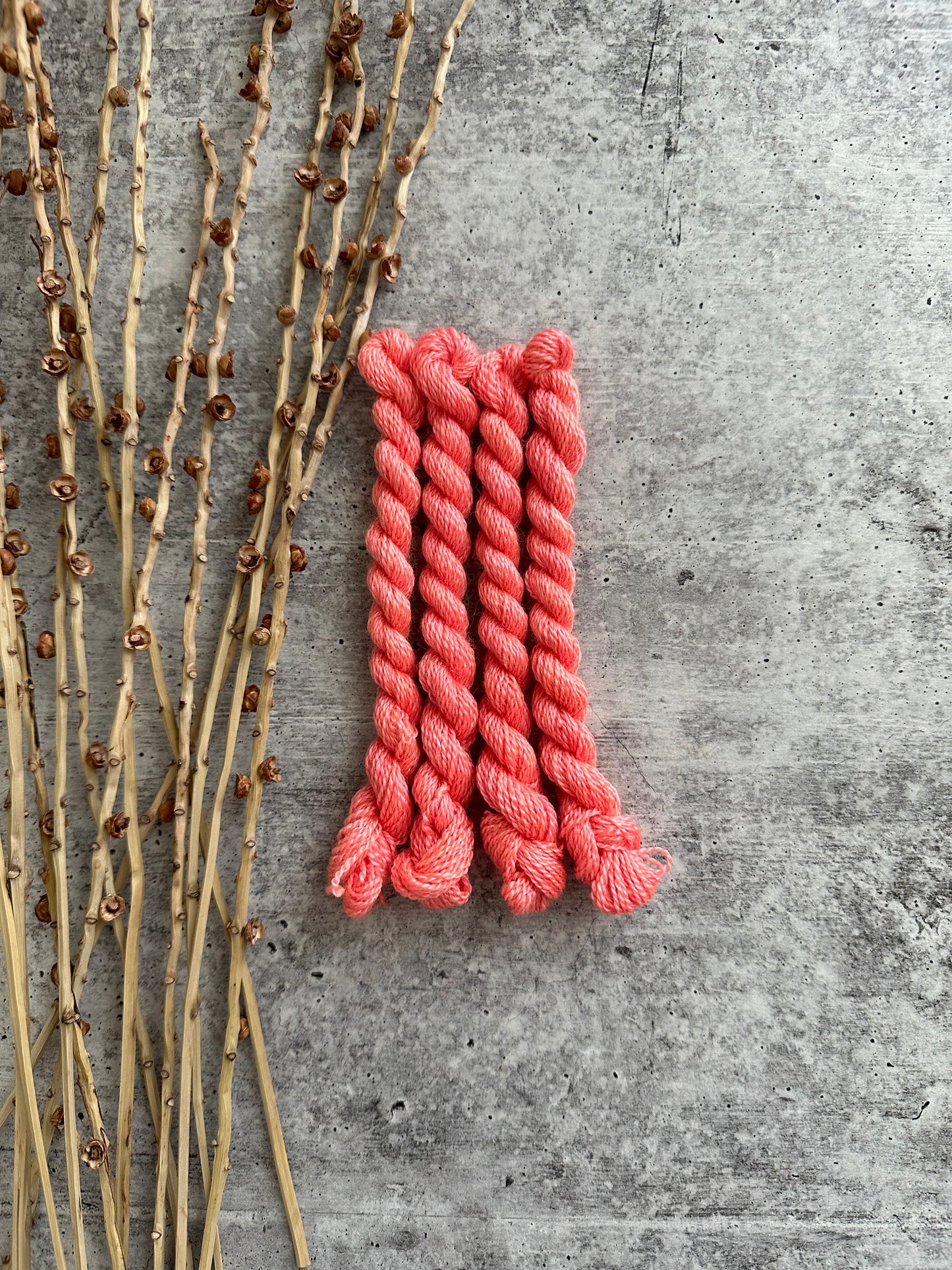 Coral Embroidery Thread
