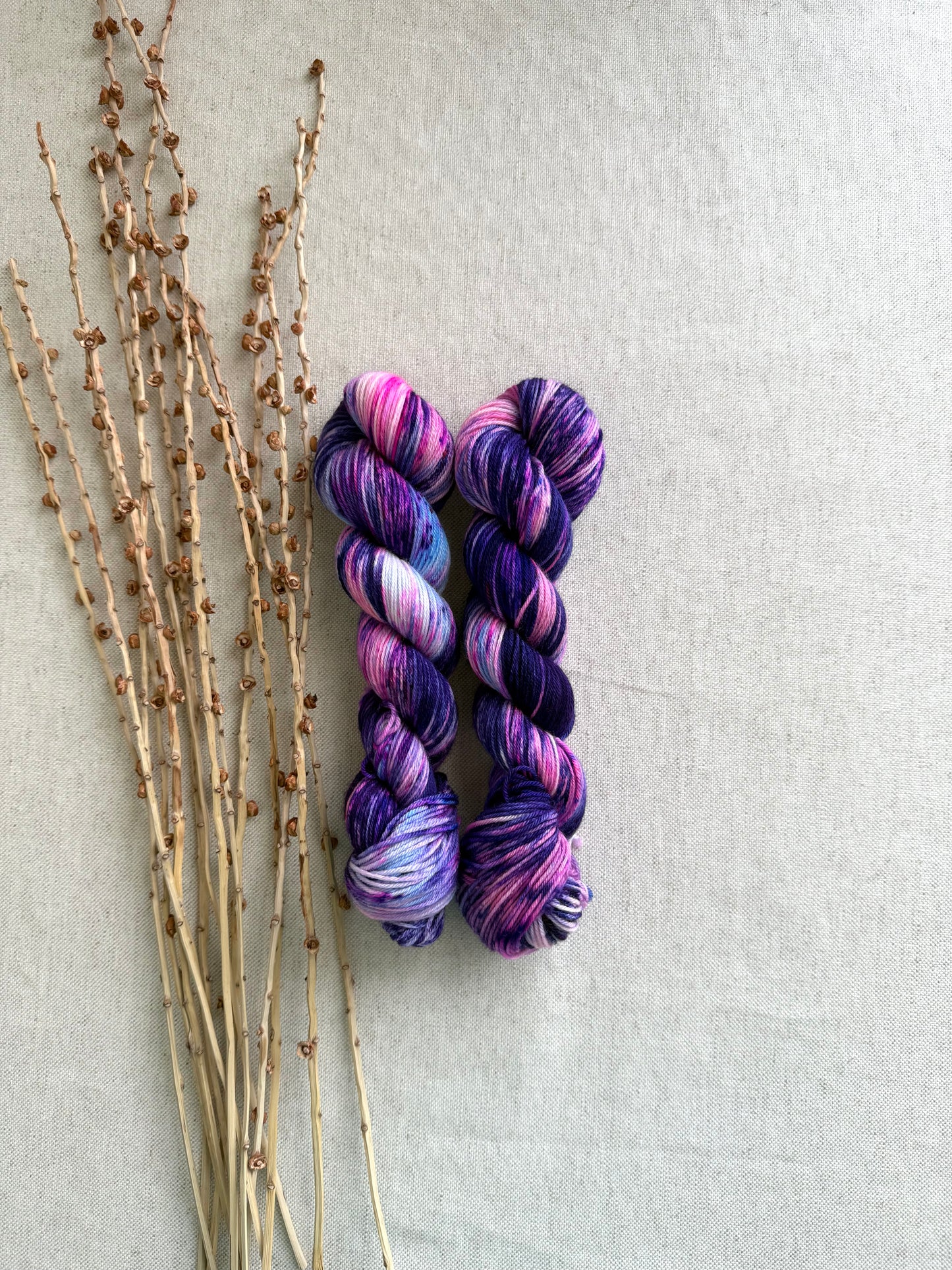 Grape Squeeze SW Merino Nylon 50g Skein